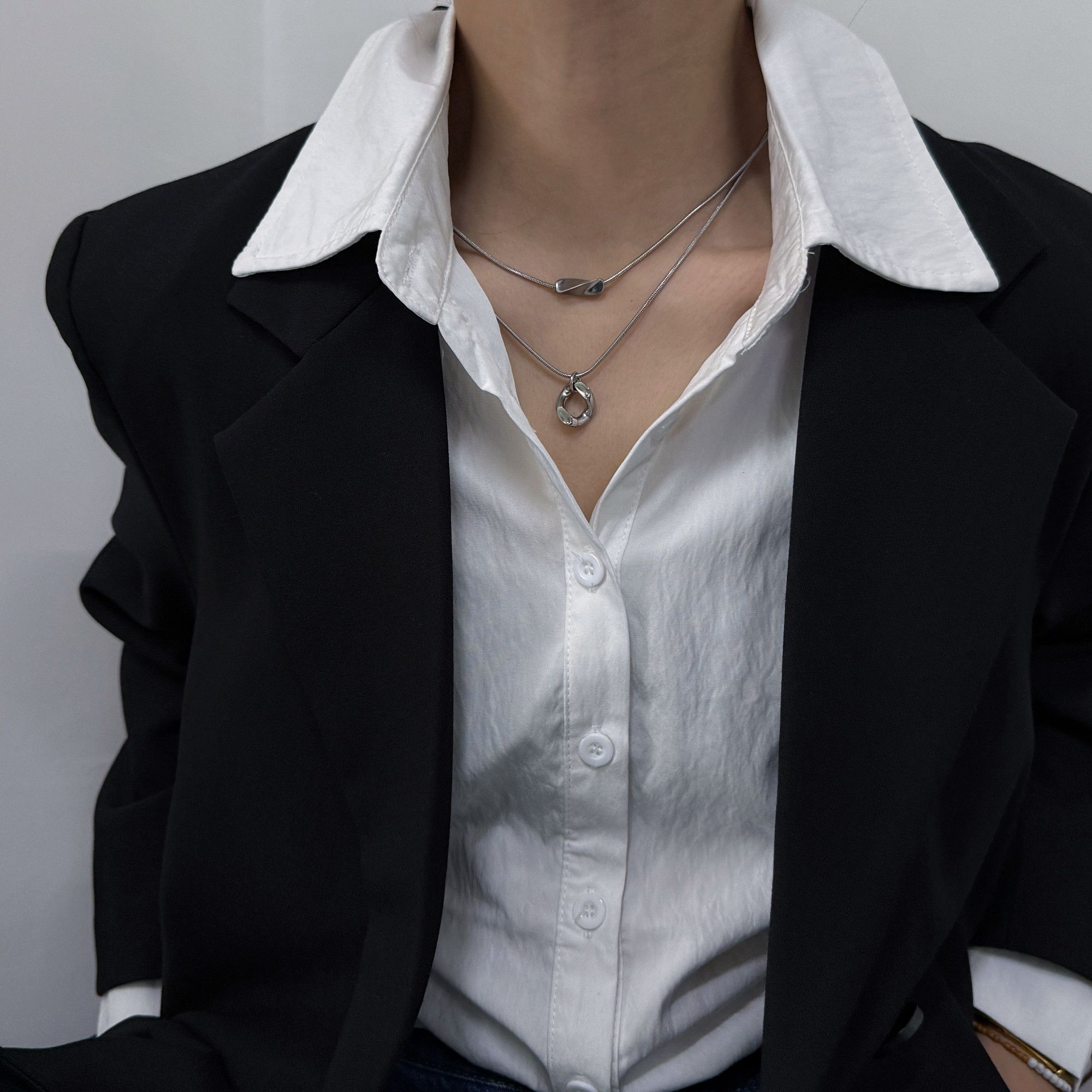 Other New Trend STEAL! Y2K Chains Necklace Chain Size ONE SIZE - 3 Thumbnail