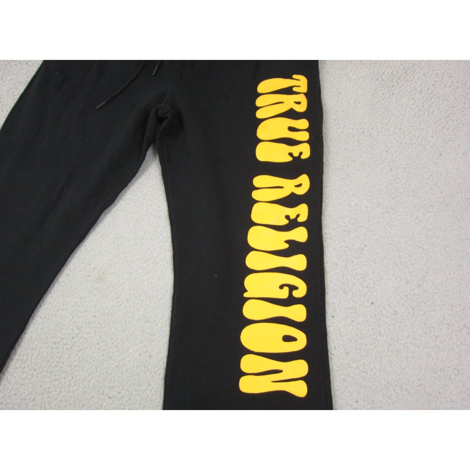 True Religion True Religion Sweatpants Mens XL Black Straight Logo 90s Vintage Not N/A Size US 36 / EU 52 - 3 Thumbnail