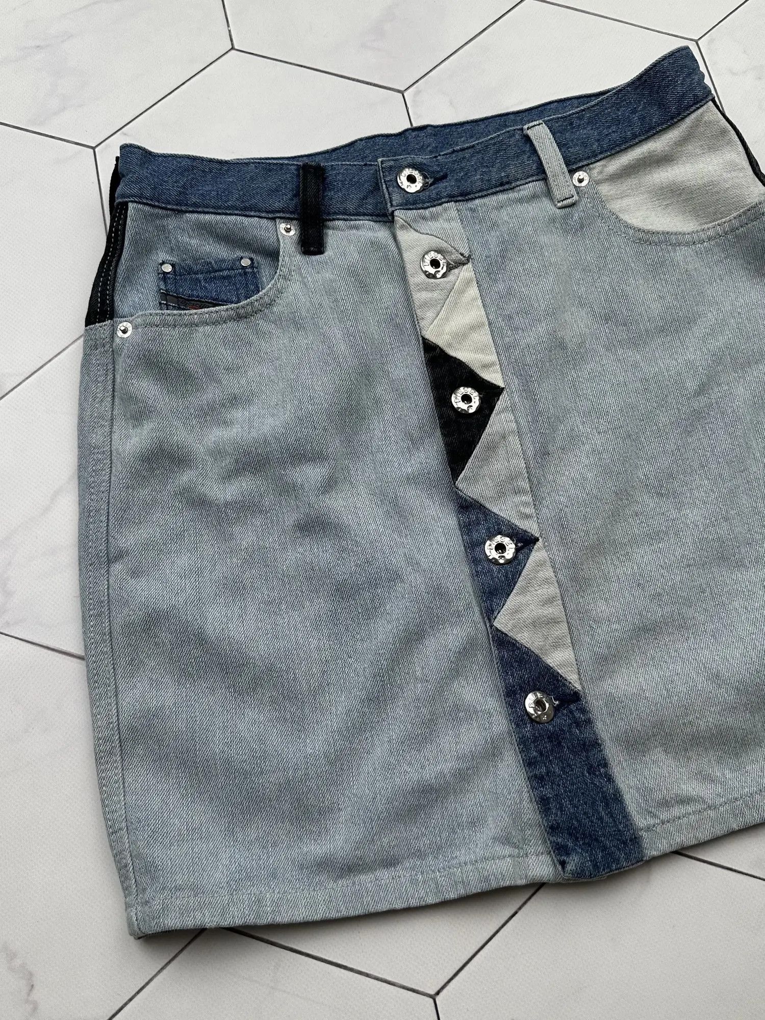 Diesel × Vintage Diesel Vintage Mini Skirt Size 27" / US 4 / IT 40 - 2 Thumbnail