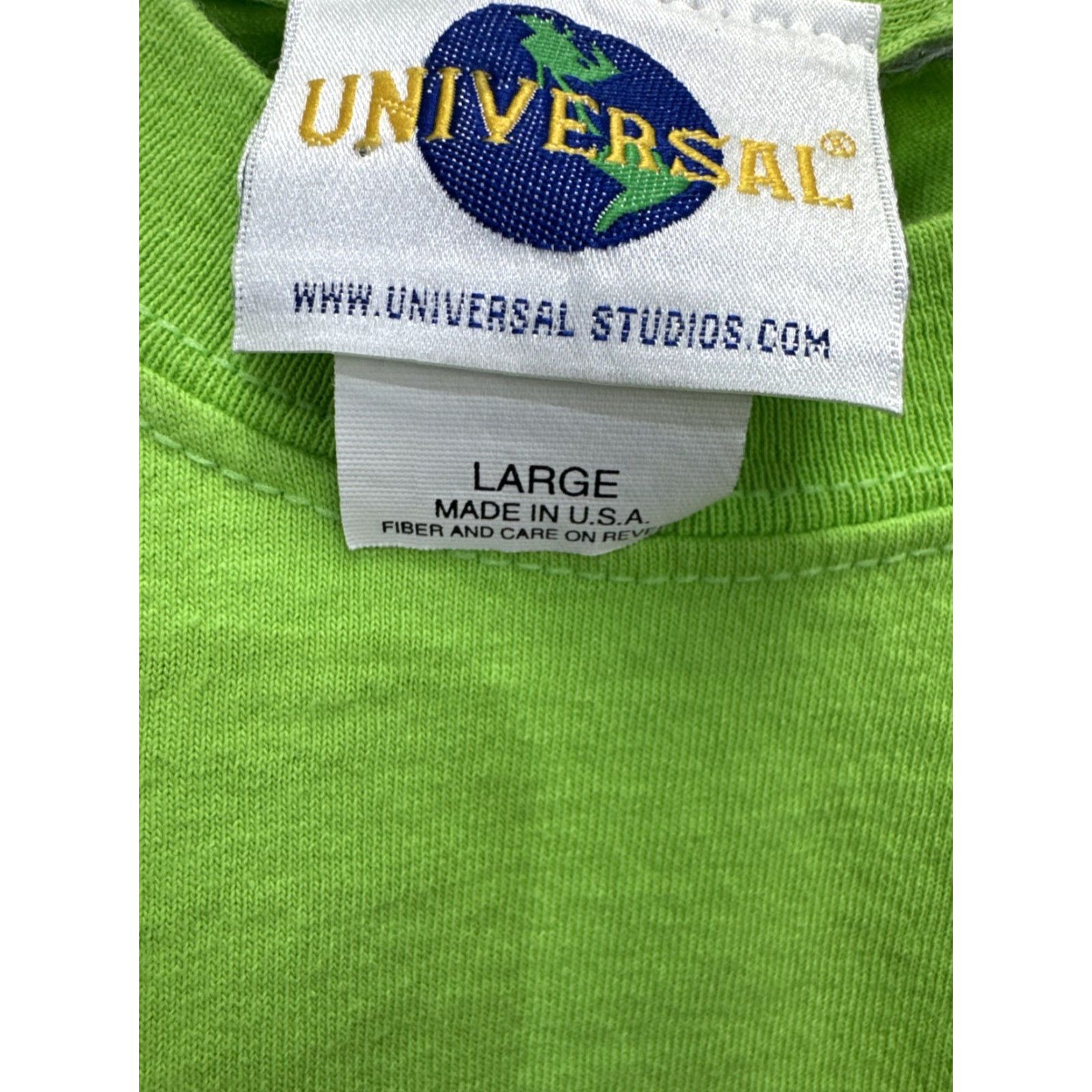 Vintage Vintage Universal Studios Men in Black MIB Alien Green T Shirt Made USA Large Size US L / EU 52-54 / 3 - 4 Thumbnail