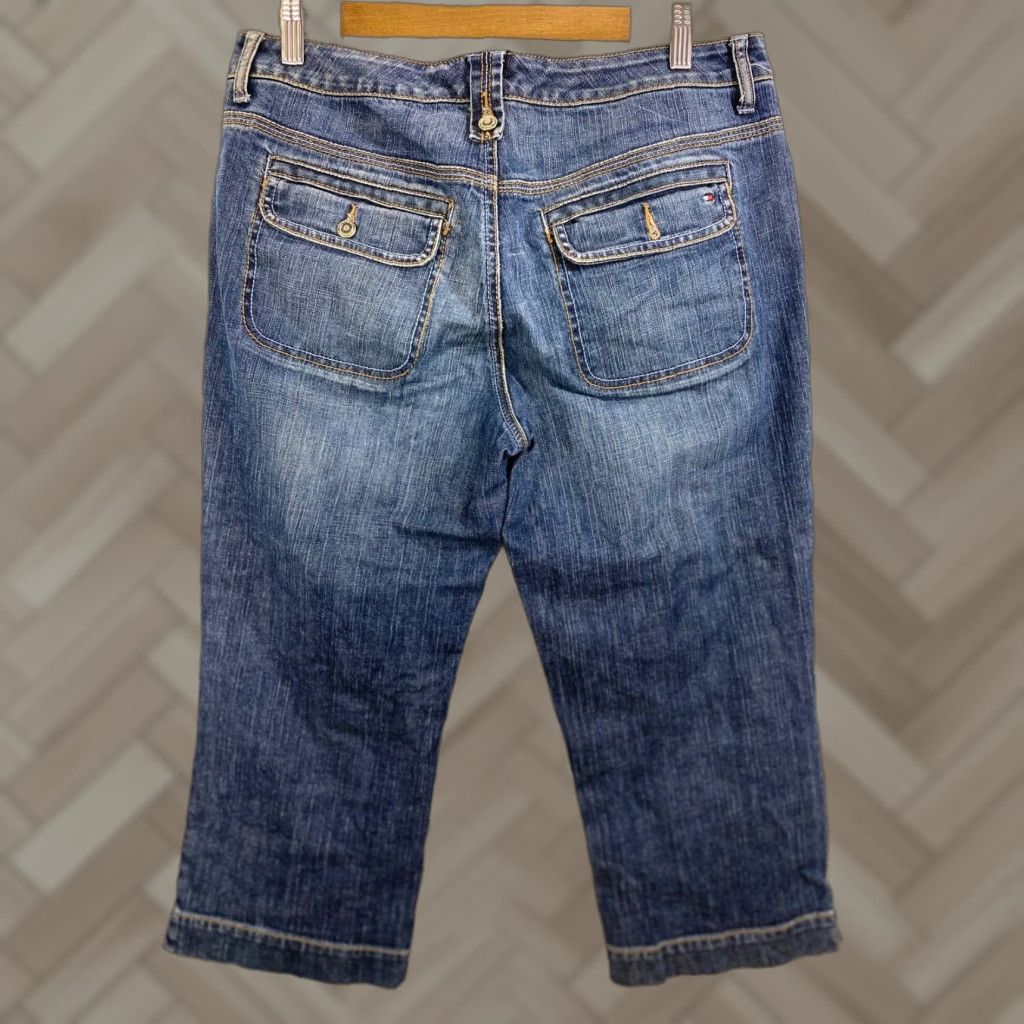 Tommy Hilfiger Tommy Hilfiger Womens Capri Jeans Size 12 Blue American Womens Size 34" / US 12 / IT 48 - 1 Thumbnail