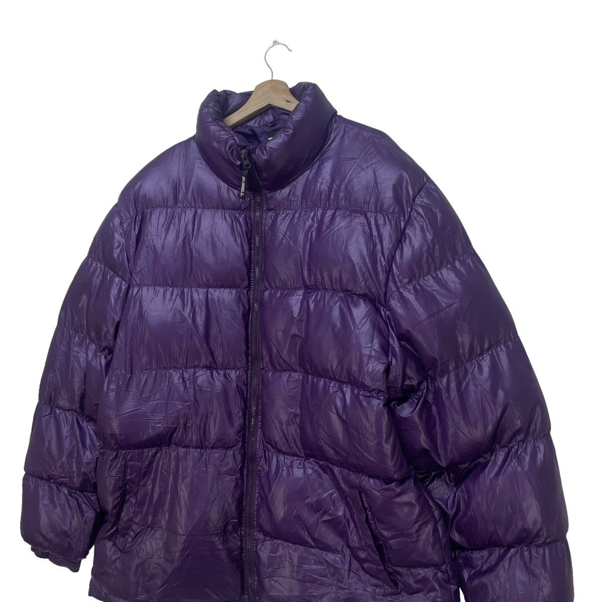 Japanese Brand Rare Japanese Brand OldMils Purple Puffer Jacket Size US L / EU 52-54 / 3 - 2 Thumbnail