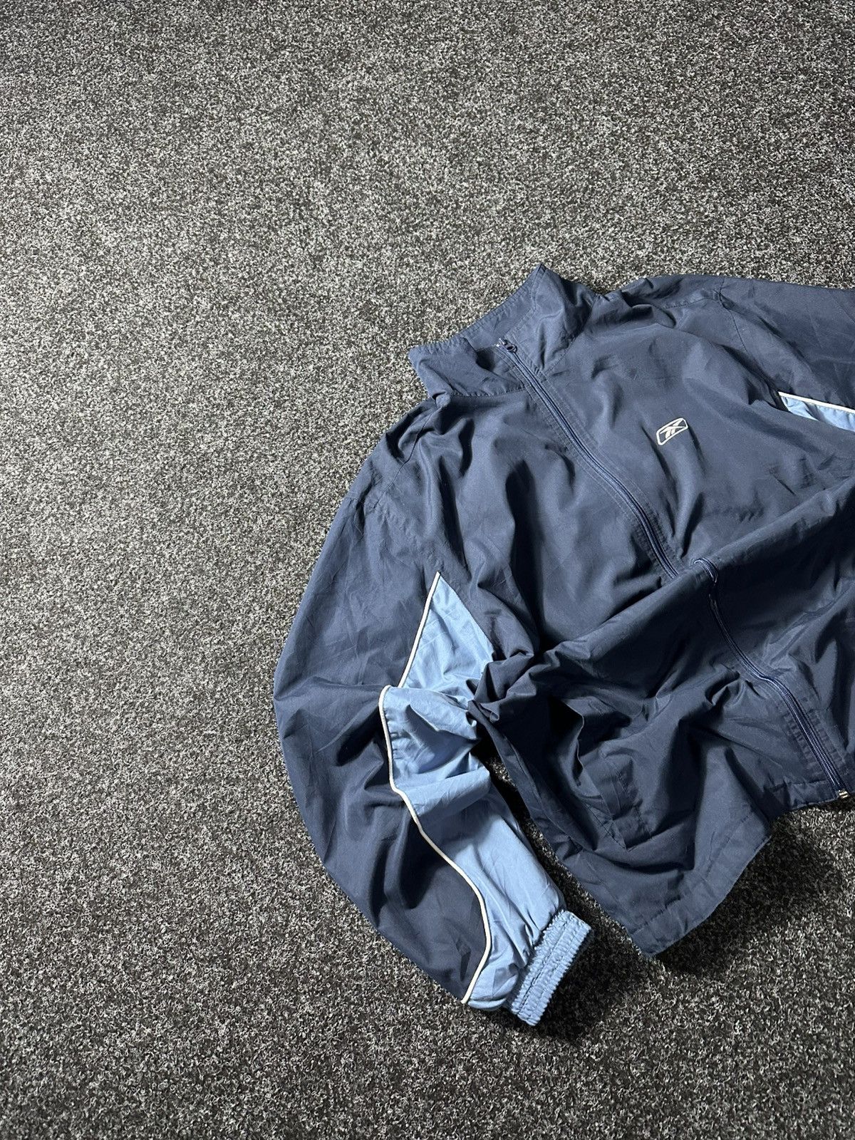 Reebok × Vintage 🚨VINTAGE REEBOK WINDBREAKER USA boxy BLUE rare 90s Size US M / EU 48-50 / 2 - 2 Thumbnail