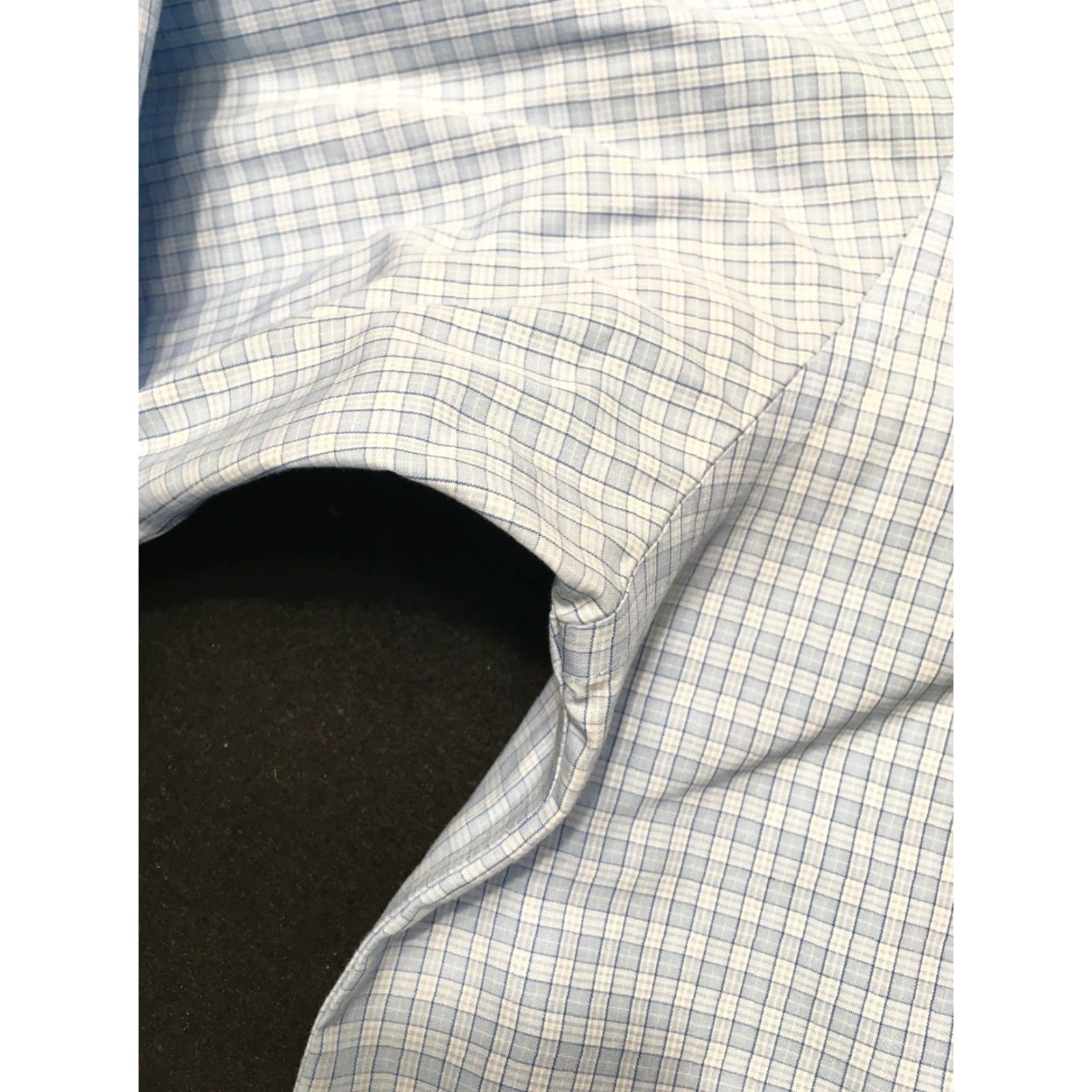 Vintage L.L. Bean Shirt Large Regular Wrinkle Resistant Button-Up Long Sleeve Blue Cotton Check Size US L / EU 52-54 / 3 - 2 Thumbnail