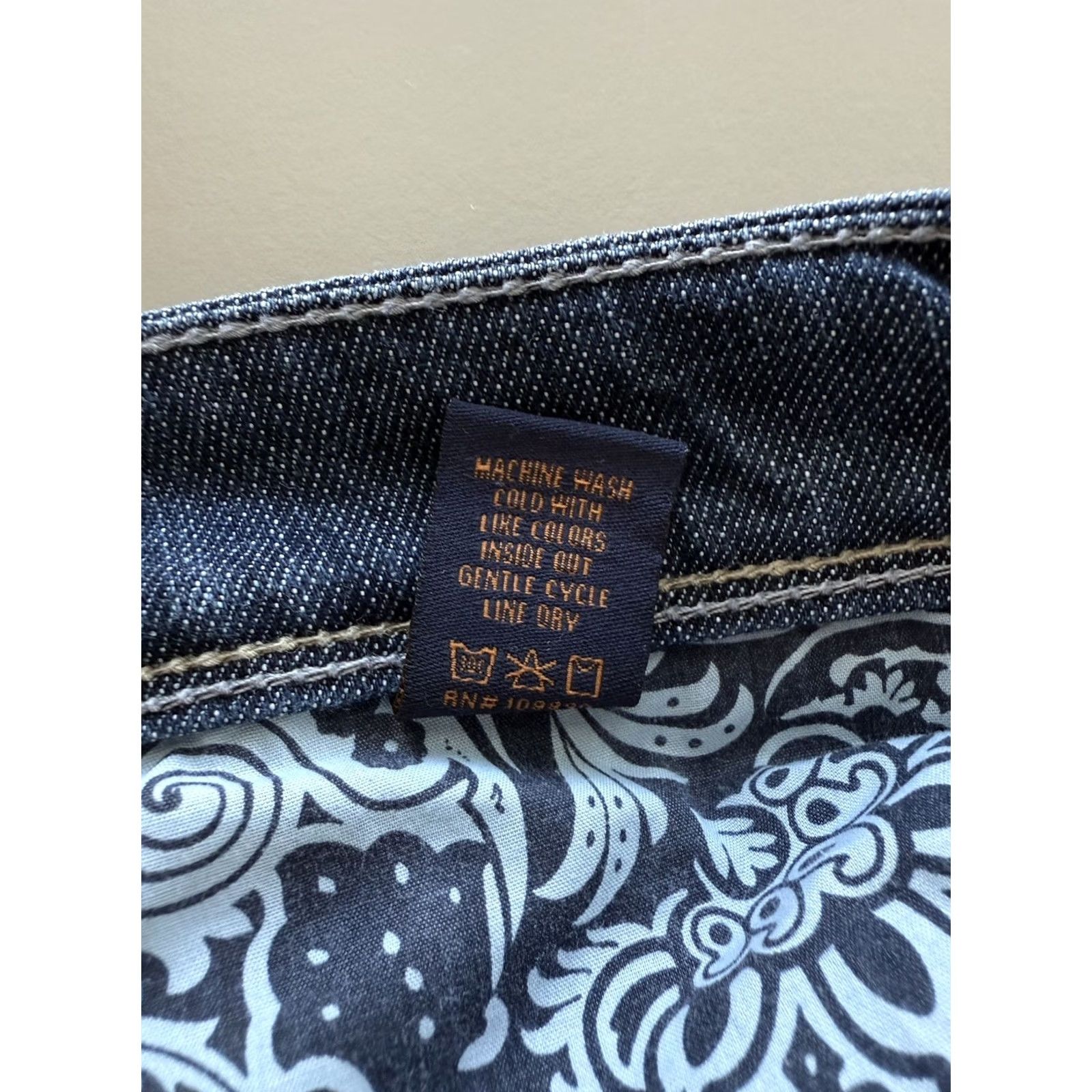 Vintage Seven 7 Womens Jeans Size 12 Dark Wash Slim Classic Concert 90s Weekend Blue Size 34" / US 12 / IT 48 - 5 Thumbnail