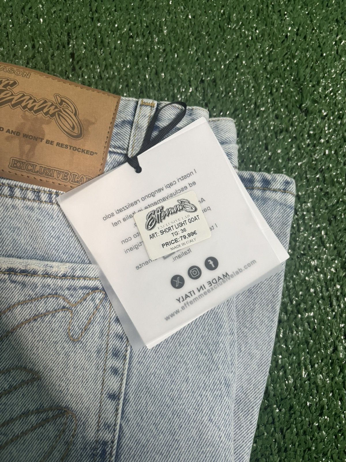 Other Effemme Short Light Goat Size US 36 / EU 52 - 4 Thumbnail