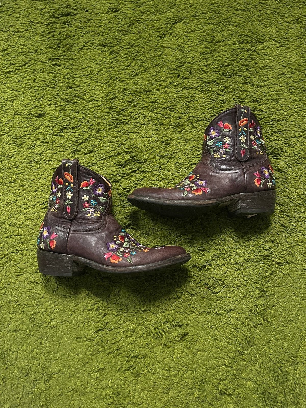 Cowboy Equipment × Old Gringo × Vintage Old Gringo Mexicana western cowboy embroidered flowers boots Size US 8.5 / IT 38.5 - 3 Thumbnail