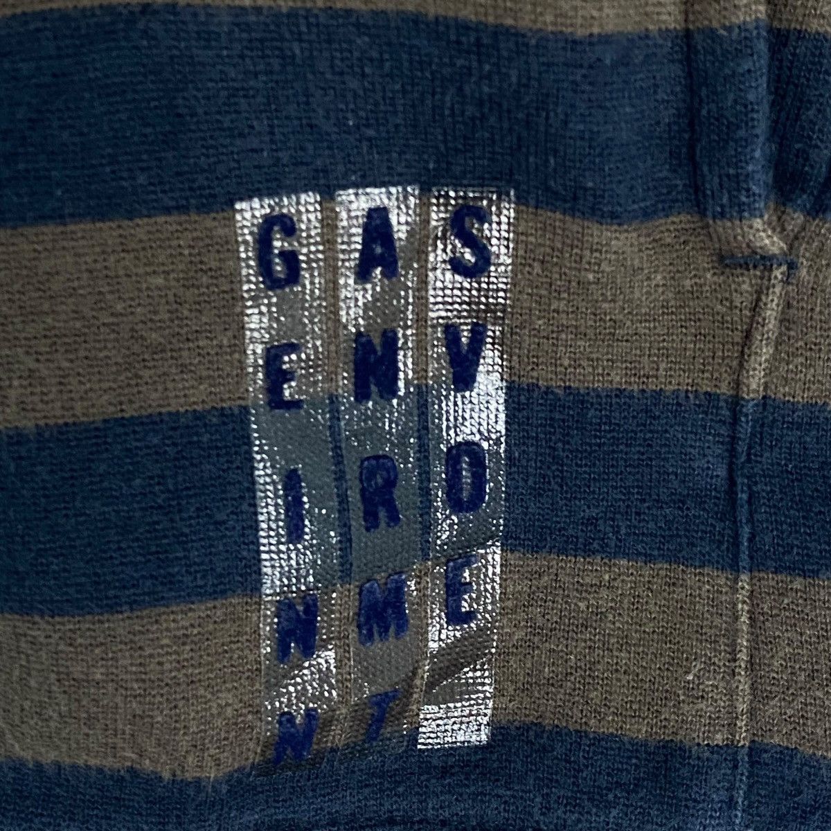 Other Vintage GAS Striped Hoodie Sweater Pullover Jumper Size L Size US L / EU 52-54 / 3 - 5 Thumbnail