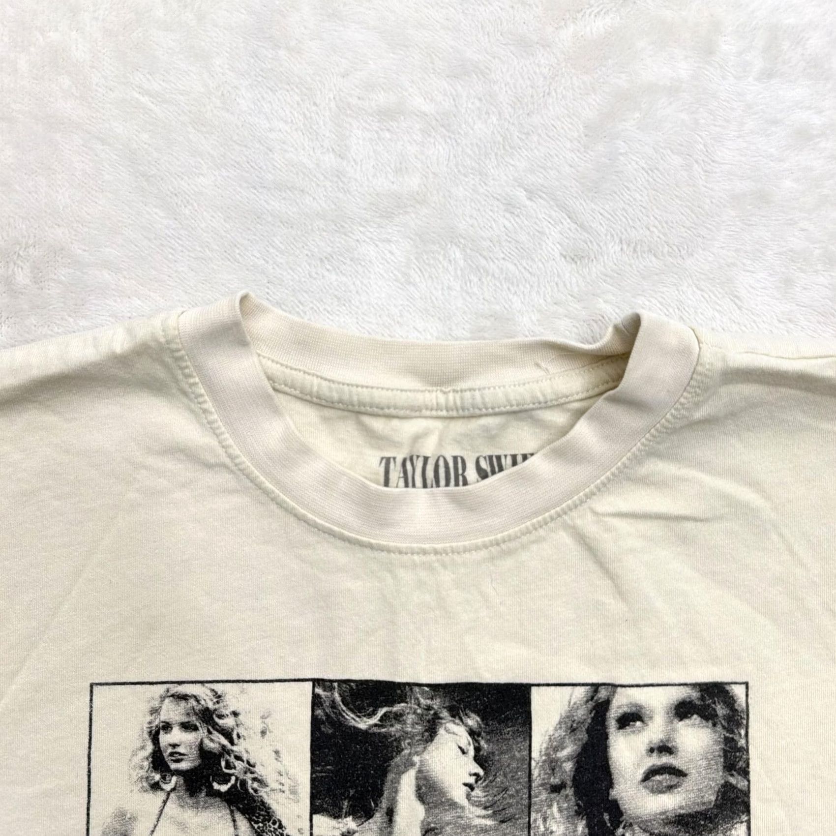 Vintage Taylor Swift Eras Tour Shirt Mens Medium White Tee Graphic Print Concert Dual Sided Crew Neck T-Shirt Size US M / EU 48-50 / 2 - 3 Thumbnail