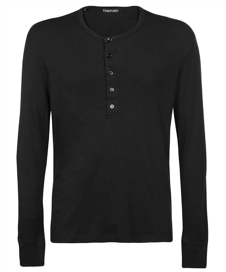 image of Tom Ford O1W1Db10124 T-Shirt In Black, Men's (Size Small)