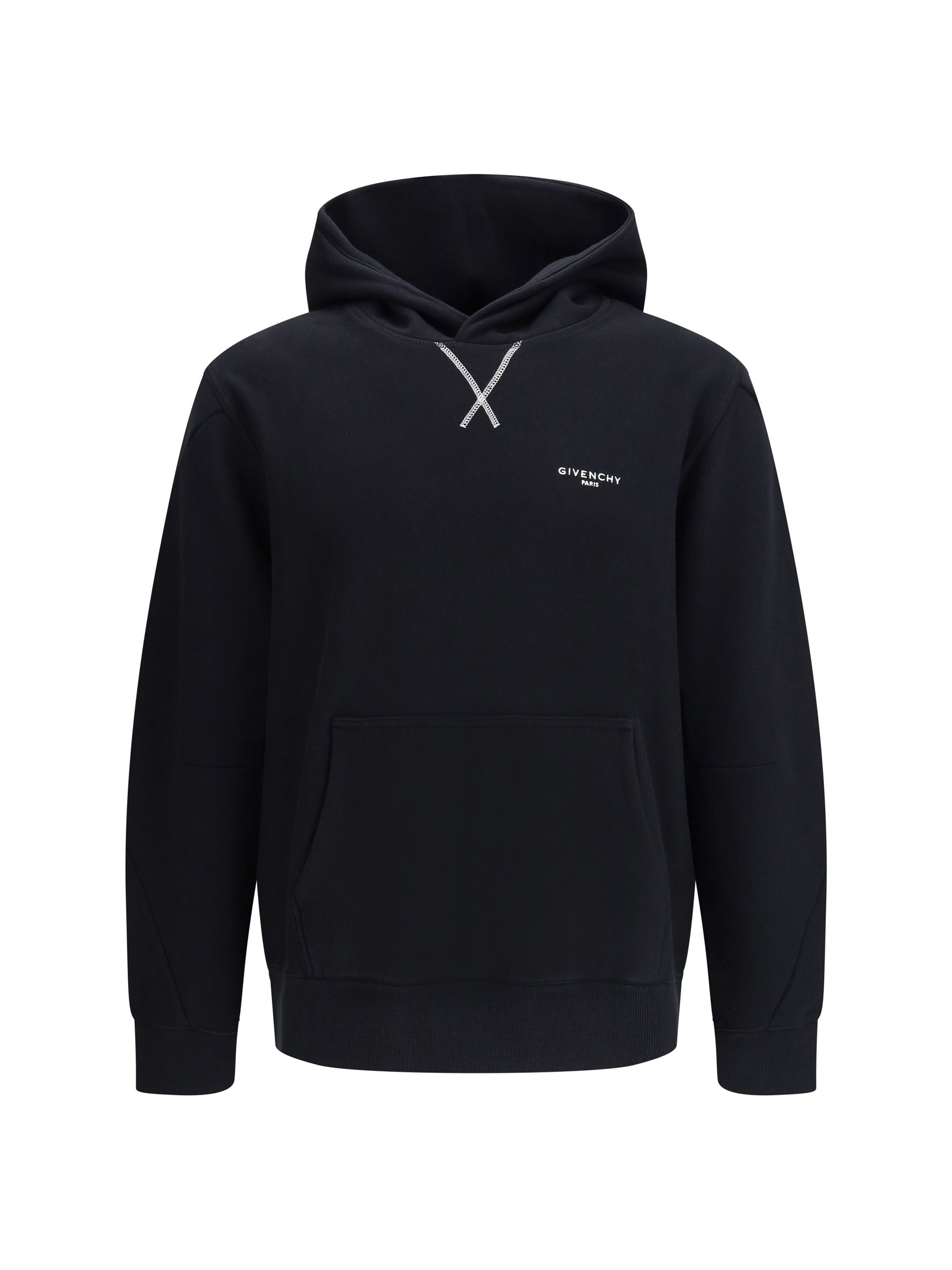Givenchy Couture Seam Hoodie with logo Size US S / EU 44-46 / 1 - 1 Thumbnail