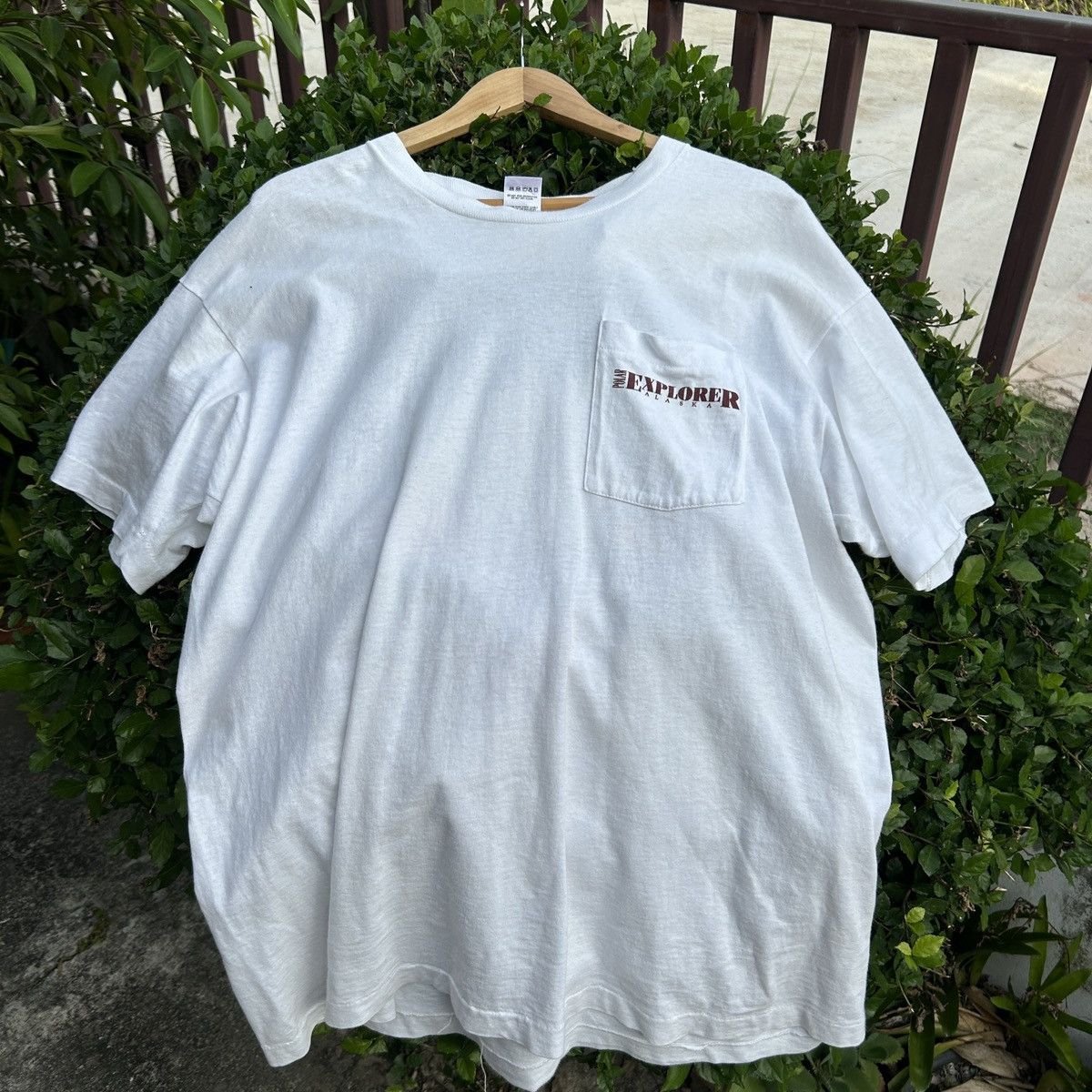 Band Tees × Other × Vintage Vintage 90s Polar Explorer Big Logo White T-shirt Size US M / EU 48-50 / 2 - 2 Thumbnail