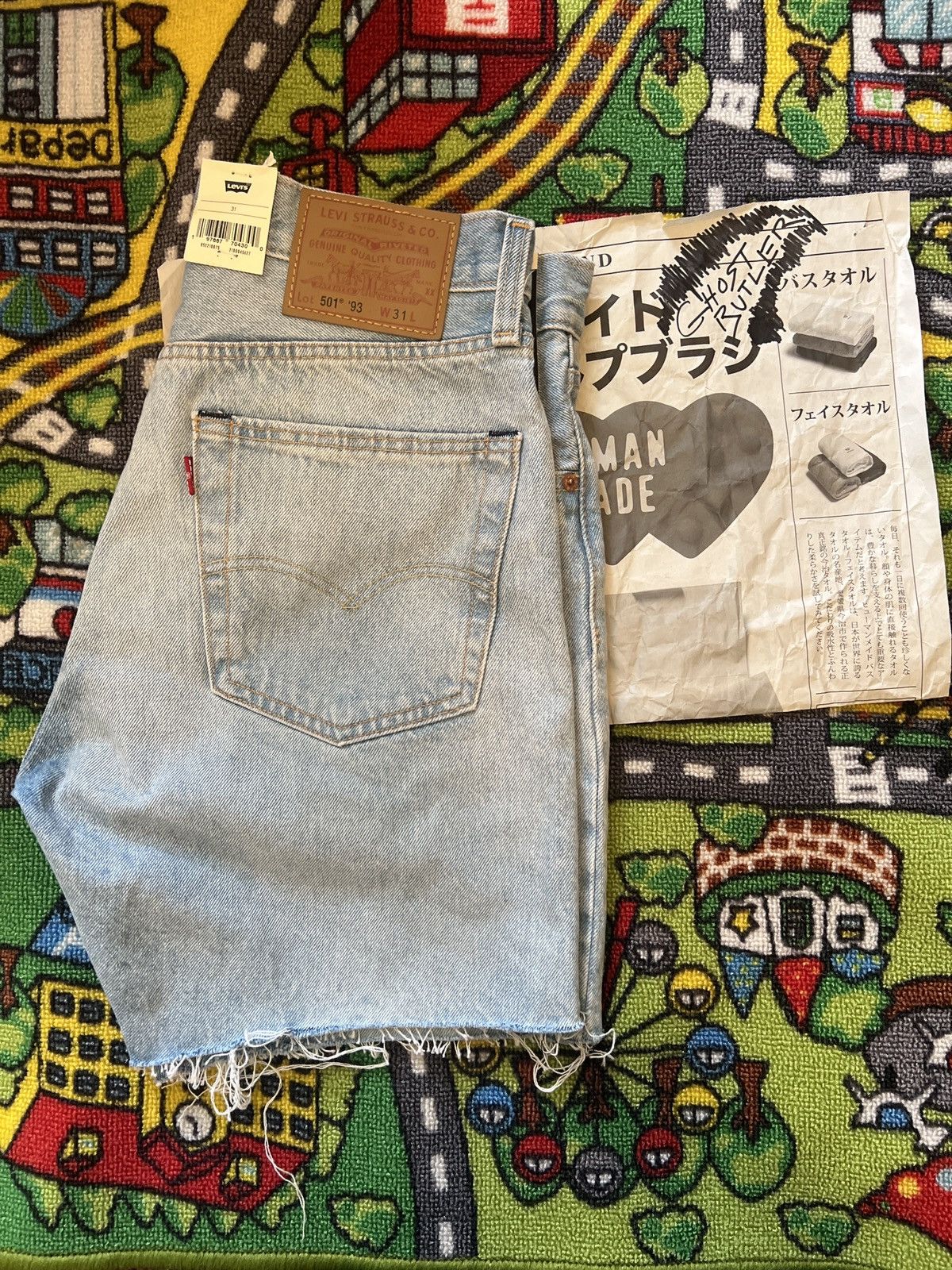 Levi's × Levi's Vintage Clothing × Vintage 501 LEVIS ‘93 CUT-OFF 7” MENS SHORTS Size US 31 - 1 Thumbnail