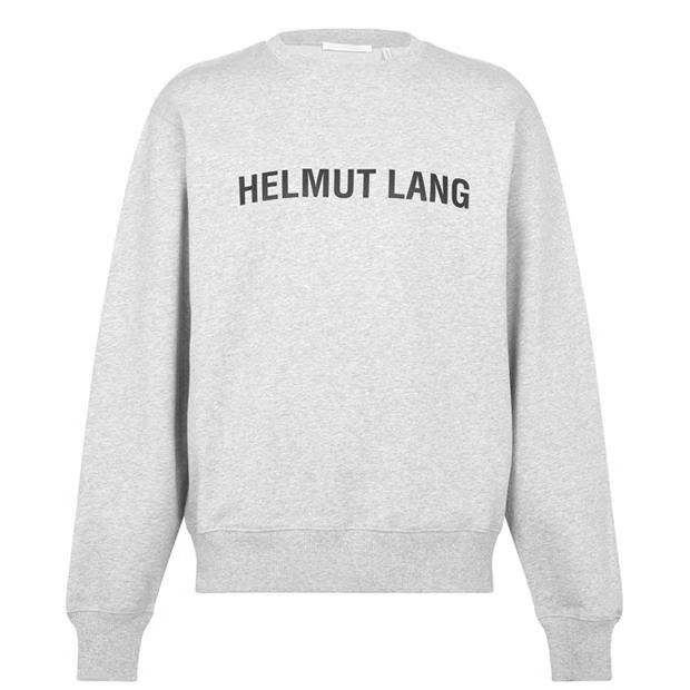 image of Helmut Lang O1G2R1Mq0524 Logo Sweatshirt In Grey, Men's (Size XL)