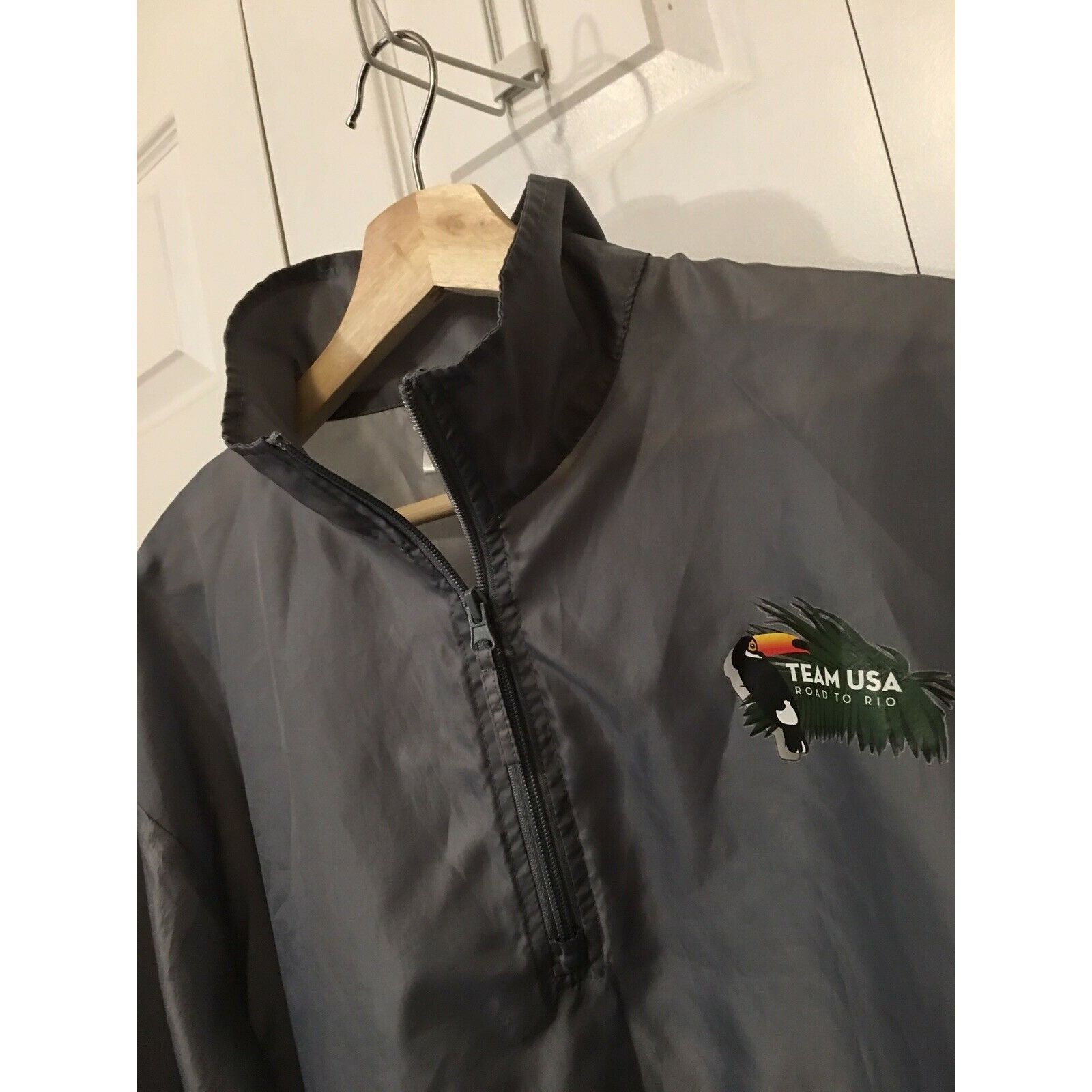 Other Olympic Team USA Windbreaker Jacket Road To Rio 2016 Gray Ad Size US L / EU 52-54 / 3 - 3 Thumbnail