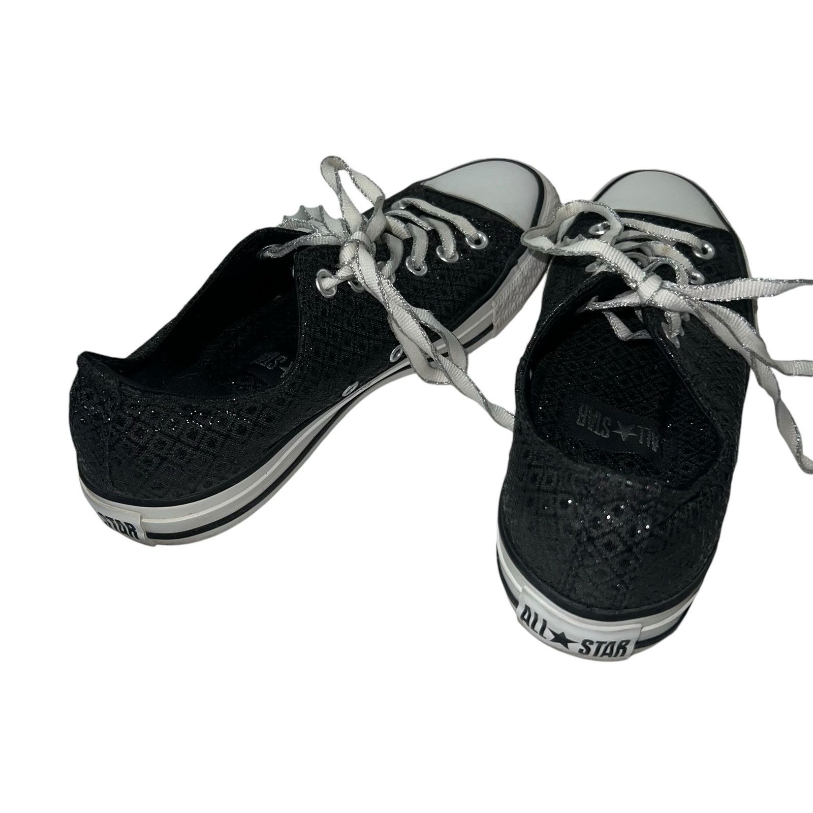 Converse CONVERSE CT All Star Black Beluga Diamond Low Tops SZ 8 Size US 8 / IT 38 - 7 Thumbnail