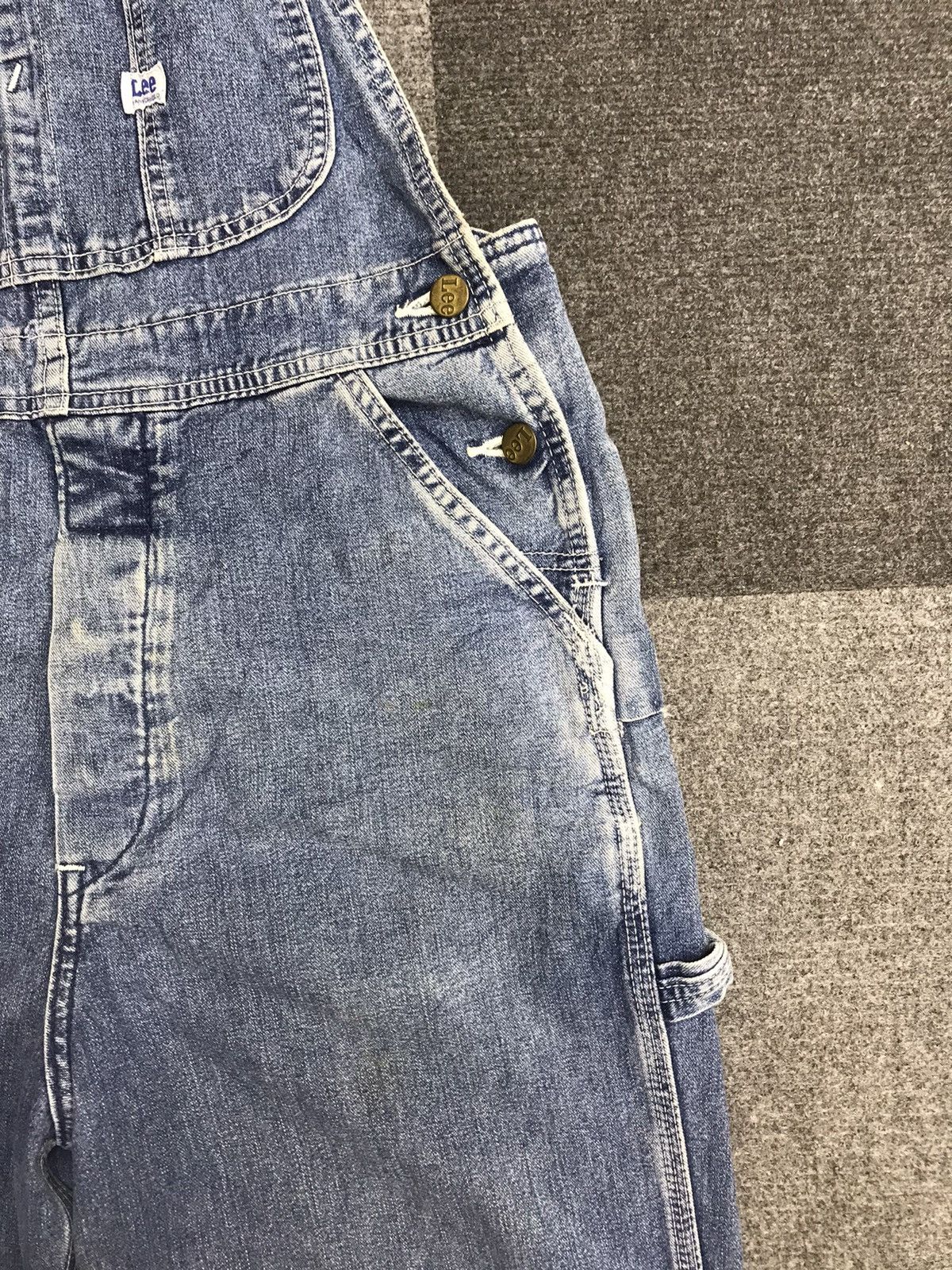 Lee × Vintage Vintage Lee Denim Overall Size US 33 - 3 Thumbnail