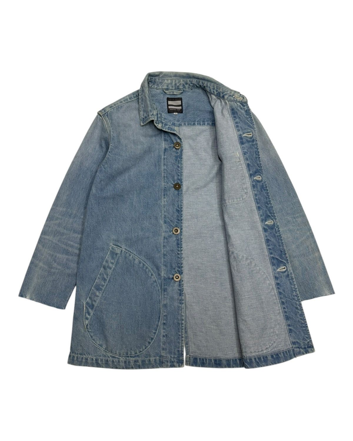 Blue Blue Japan × Evisu × Momotaro Jeans 🔥MOMOTARO JAPAN BLUE DENIM CHORE JACKET Size US M / EU 48-50 / 2 - 2 Thumbnail