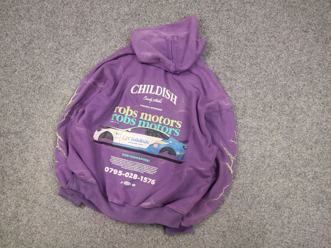 CHILDS Crazy Childish Robs Motors Y2K Vintage Oversized Rap Hoodie Size US M / EU 48-50 / 2 - 3 Thumbnail