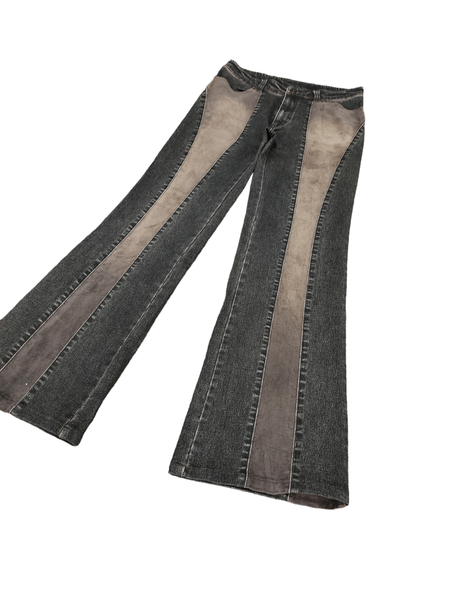 Le Grande Bleu (L.G.B.) Flare Jeans Passionate Two Tone Boot Cut Y2k Lgb Size US 28 / EU 44 - 1 Thumbnail