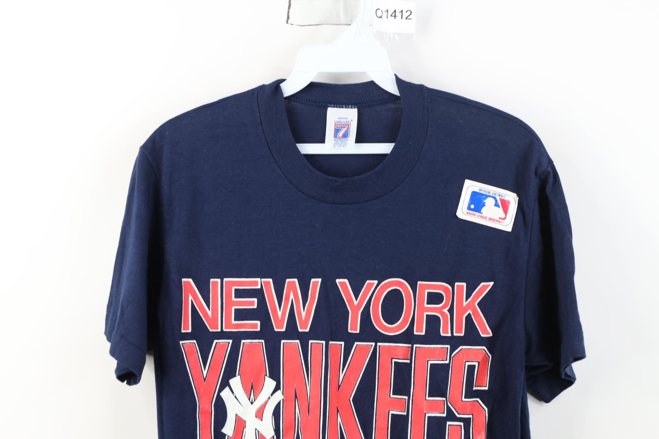 Vintage Deadstock Vintage 80s New York Yankees Baseball T-Shirt USA Size US M / EU 48-50 / 2 - 2 Thumbnail