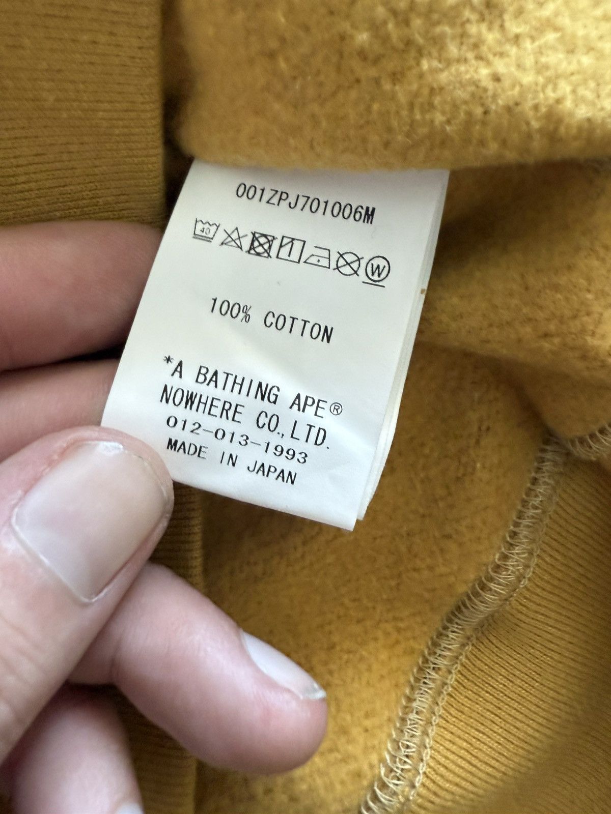 Bape Bape Yellow First Camo PONR Full Zip Size US XXL / EU 58 / 5 - 6 Thumbnail