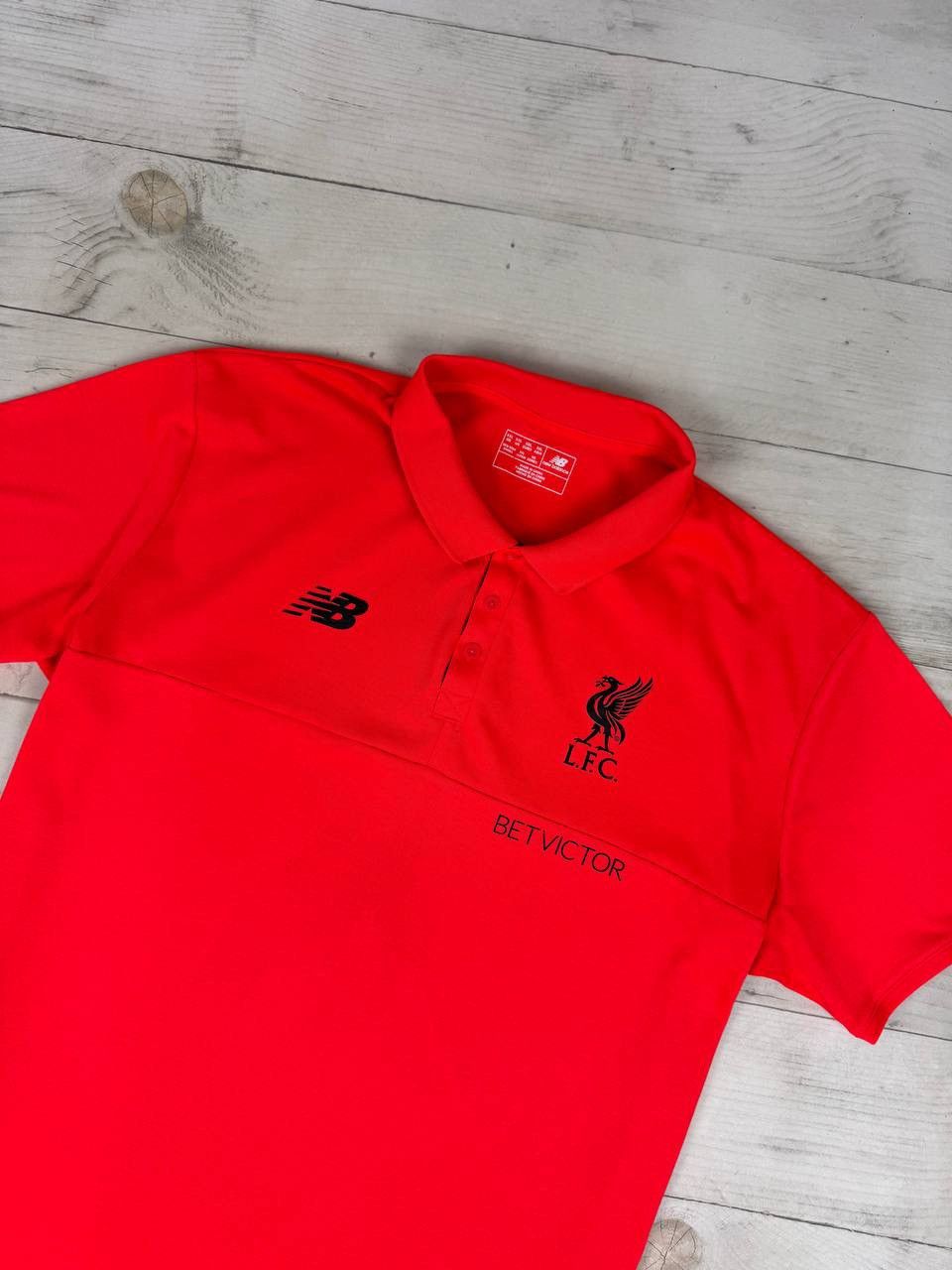 New Balance New Balance Liverpool Training Polo Shirt Soccer Jersey Size US XXL / EU 58 / 5 - 2 Thumbnail