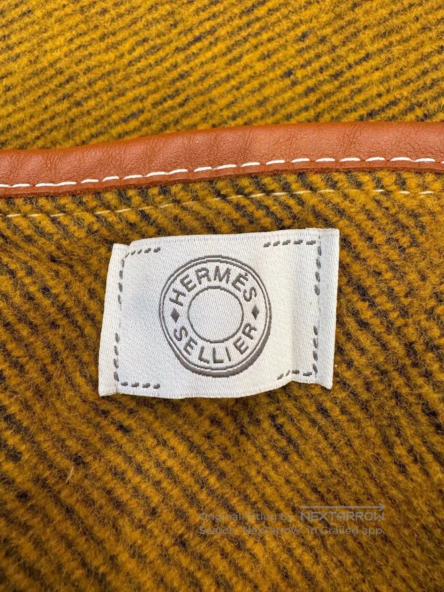 Hermes Hermes Fringe Wool Cape. Size ONE SIZE - 5 Thumbnail