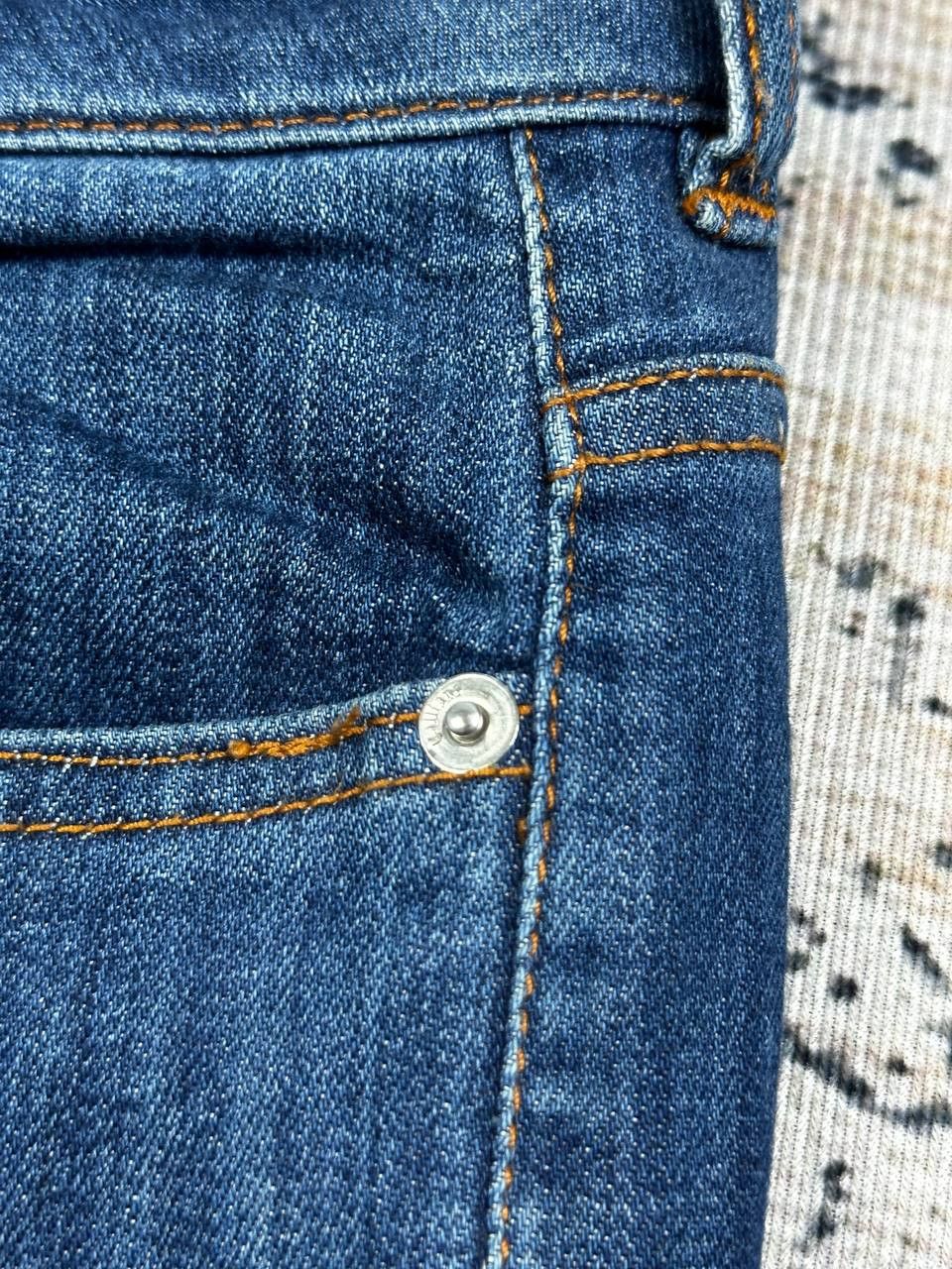 John Galliano John Galliano Newspaper Blue Slim Jeans Size US 29 - 7 Thumbnail