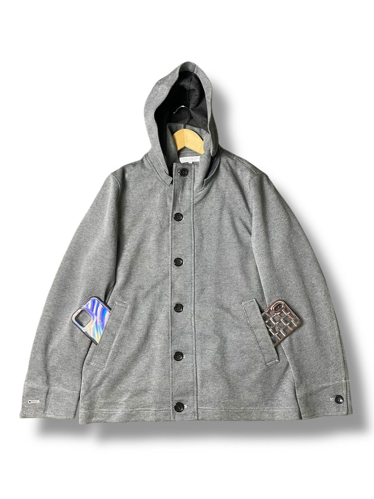 Japanese Brand × United Arrows × Vintage UNITED ARROWS Button Jacket Hoodie (78) Size US L / EU 52-54 / 3 - 2 Thumbnail