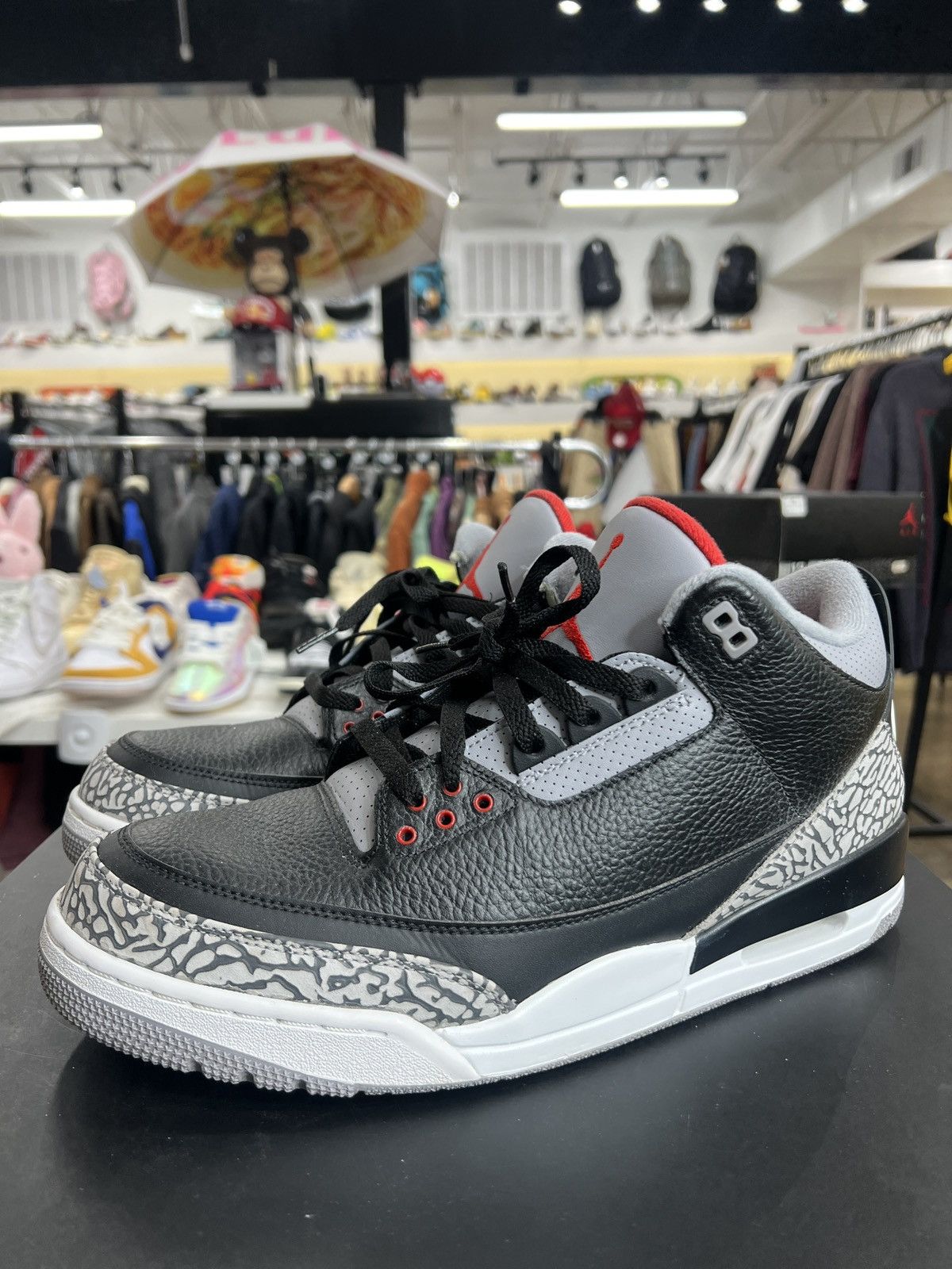 Jordan 3 black cement size 13 outlet