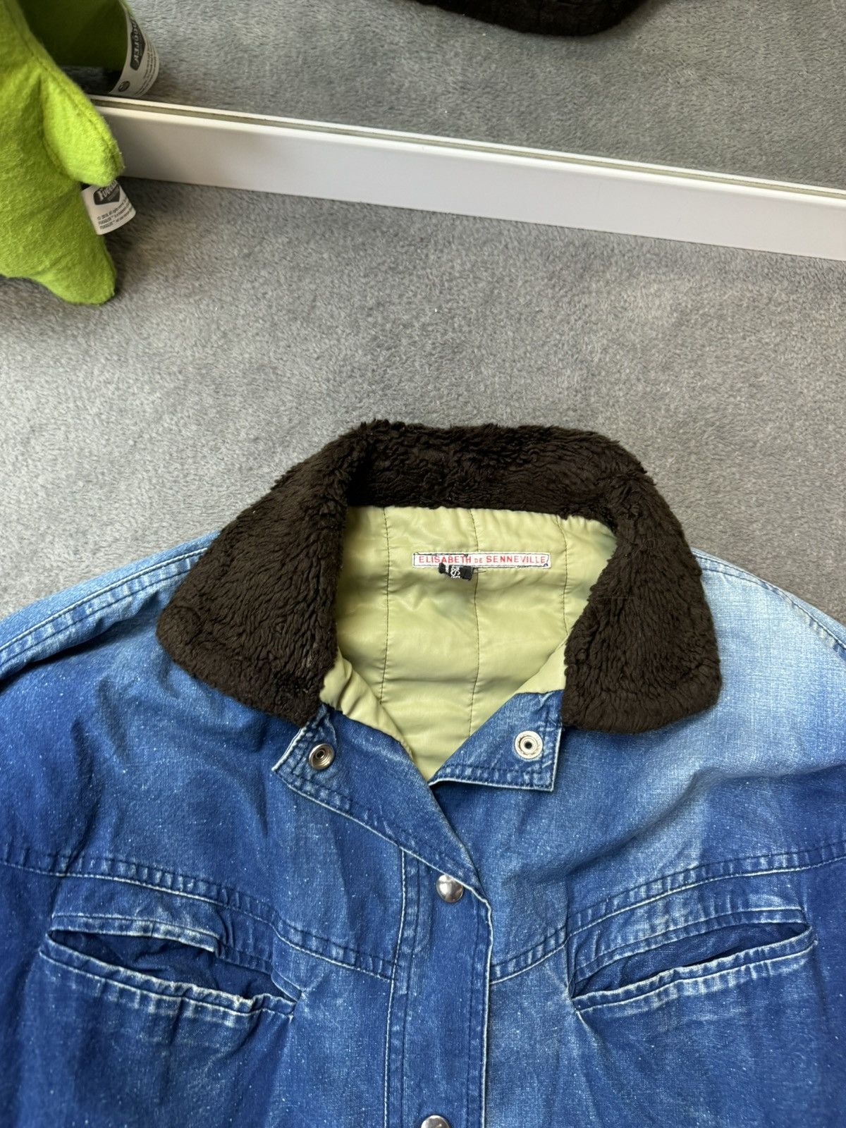 Vintage Vintage Elisabeth De Senneville Active Denim Faded Jacket Size US M / EU 48-50 / 2 - 4 Thumbnail