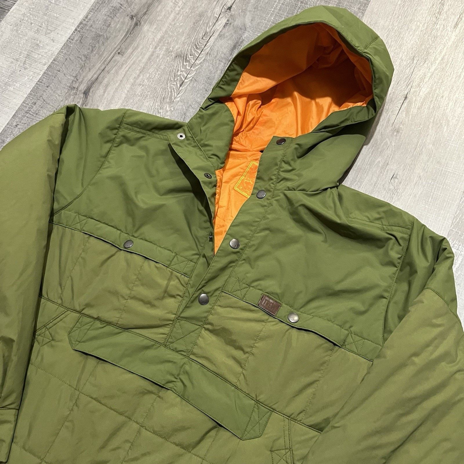 Other TREW GEAR Hooded Anorak Green Outdoor Puffer Jacket Size US M / EU 48-50 / 2 - 3 Thumbnail