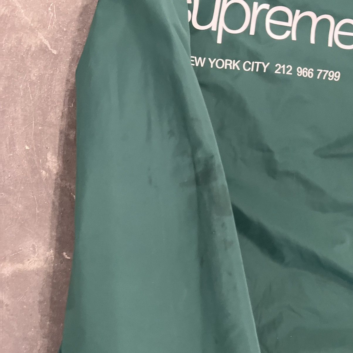 Supreme × Vintage Supreme Coaches Nylon Cotton Lined Green Jacket FW 2023 Size US M / EU 48-50 / 2 - 5 Thumbnail