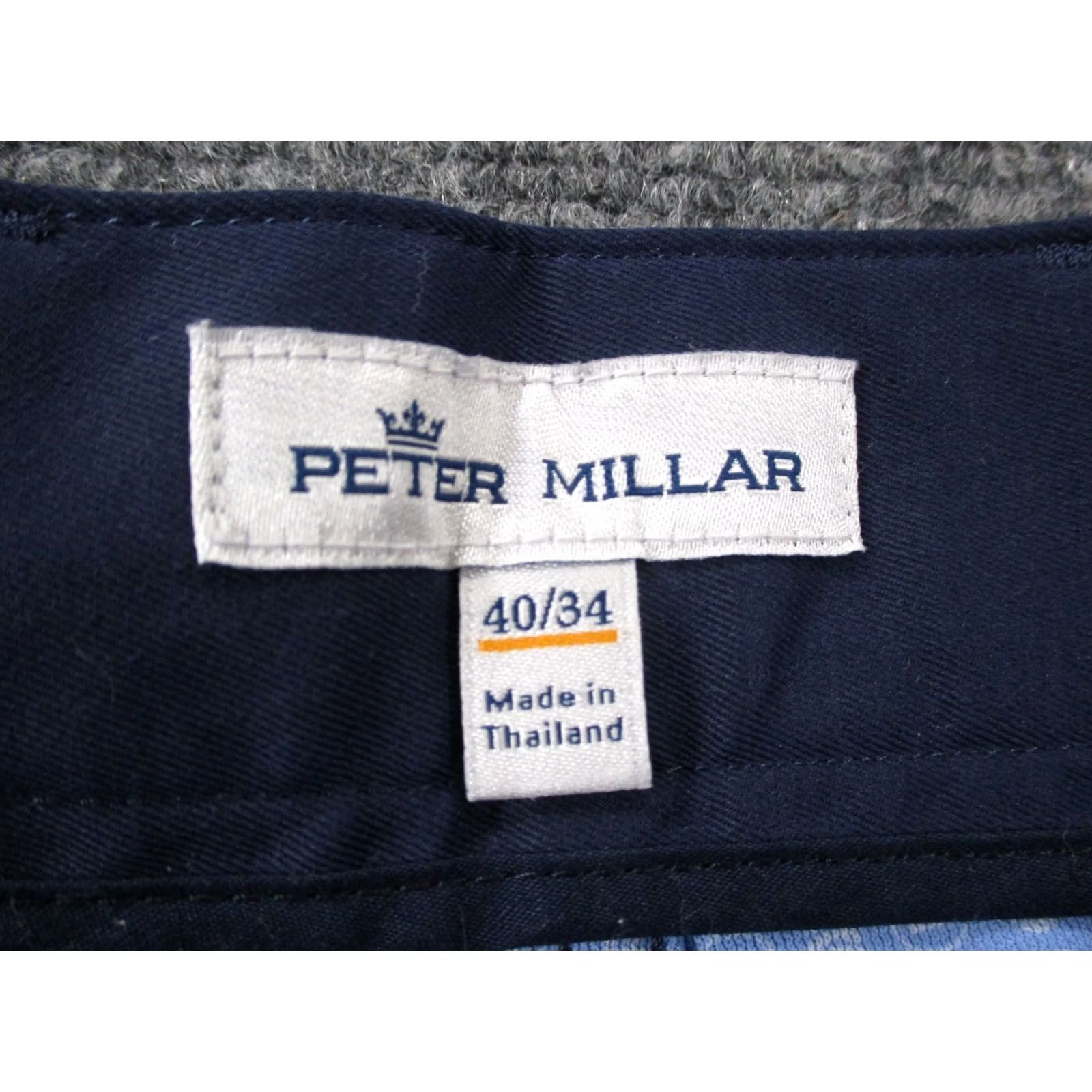 Peter Millar Peter Millar Pants Mens 40 x 34 Blue Chino Stretch Golf Preppy Classic Straight Pants Size US 40 / EU 56 - 7 Thumbnail