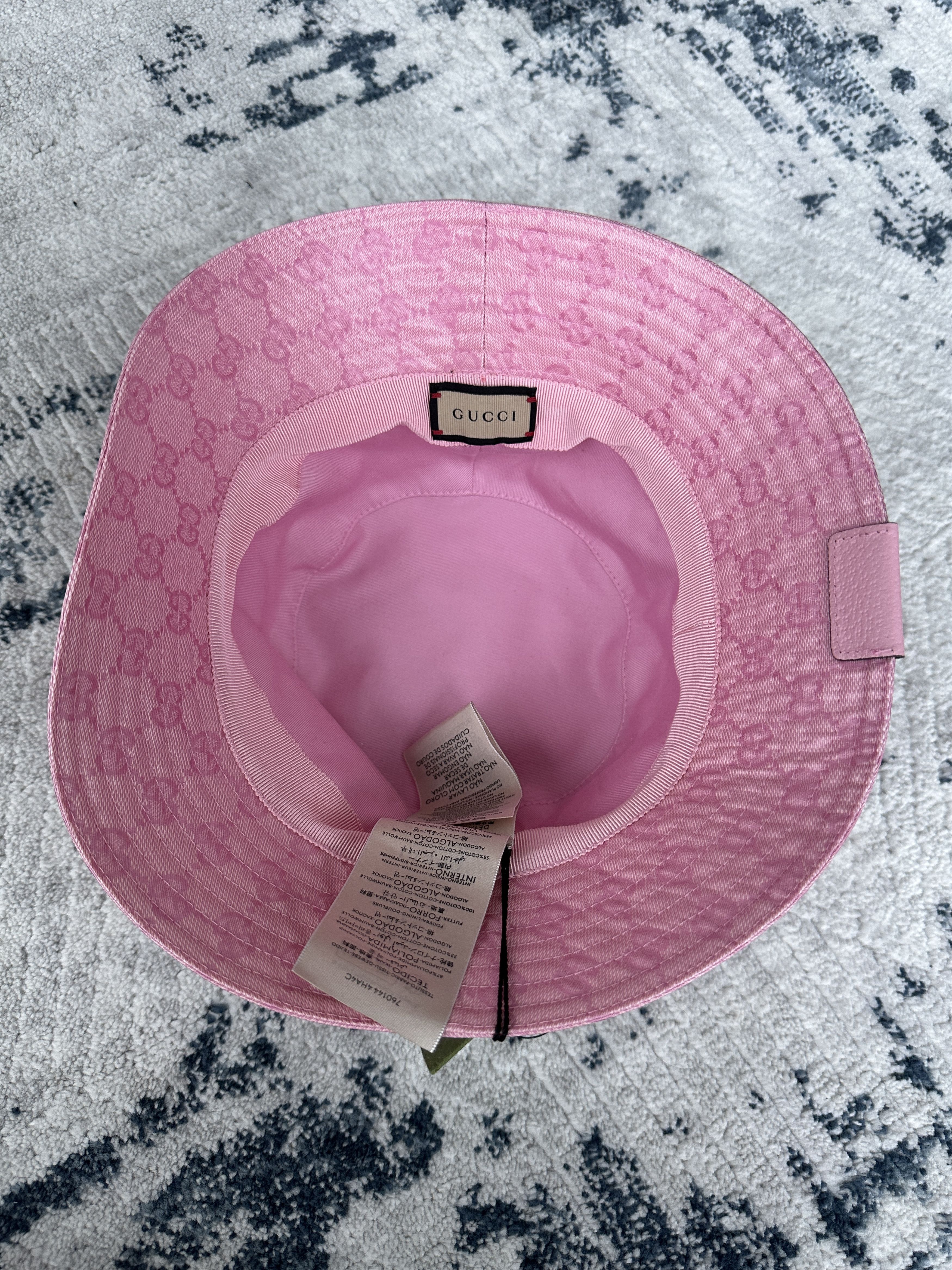 Gucci Gucci GG Pink Bucket Hat Size ONE SIZE - 3 Thumbnail