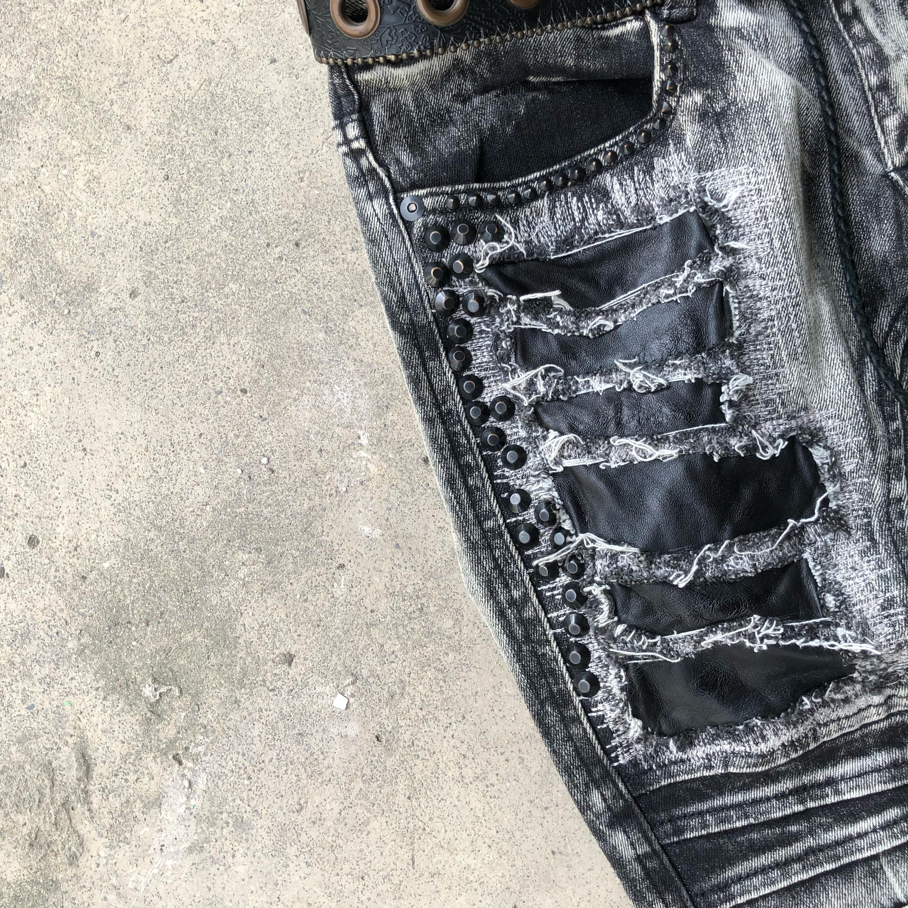 KMRii KMRII studed crushed Jeans Size US 30 / EU 46 - 10 Thumbnail