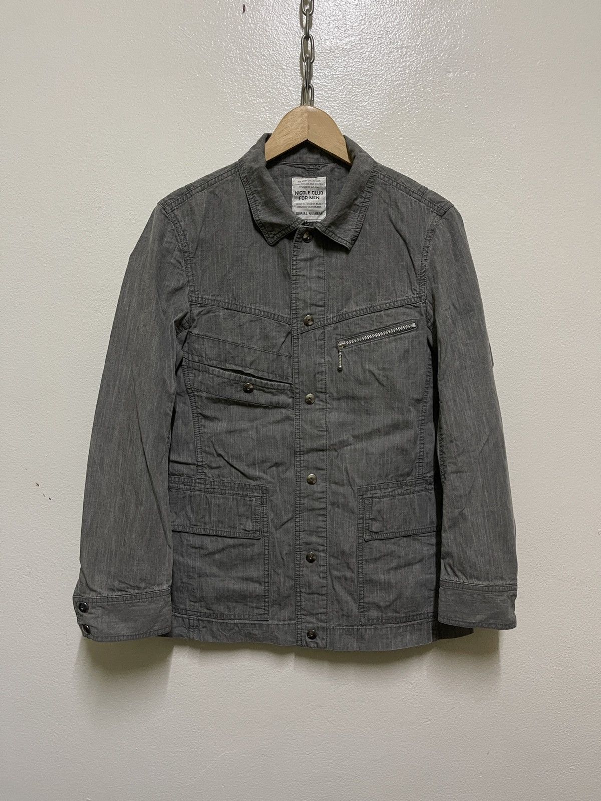Japanese Brand × Nicole Club Nicole Club For Men Jacket Size US S / EU 44-46 / 1 - 1 Thumbnail