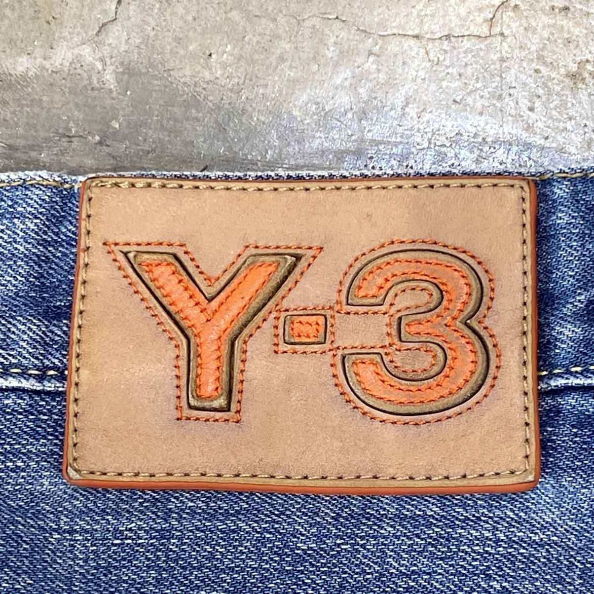 Y-3 Vintage Yohji Yamamoto Y-3 X Adidas SS05 Three Stripes Jean Size US 34 / EU 50 - 4 Thumbnail
