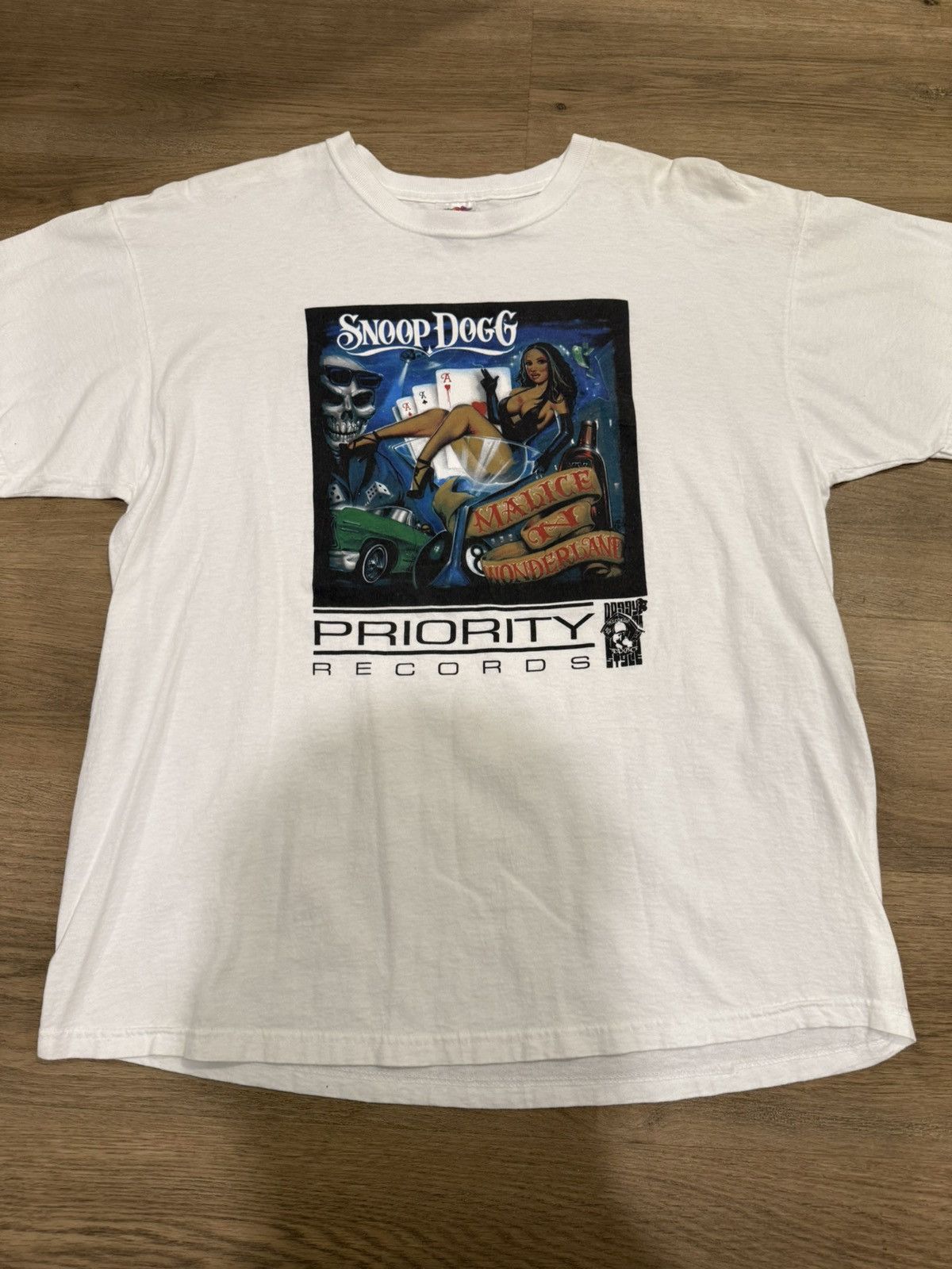 Fruit Of The Loom Snoop Dogg Malice In Wonderland T Shirt Size XL Size US XL / EU 56 / 4 - 3 Thumbnail