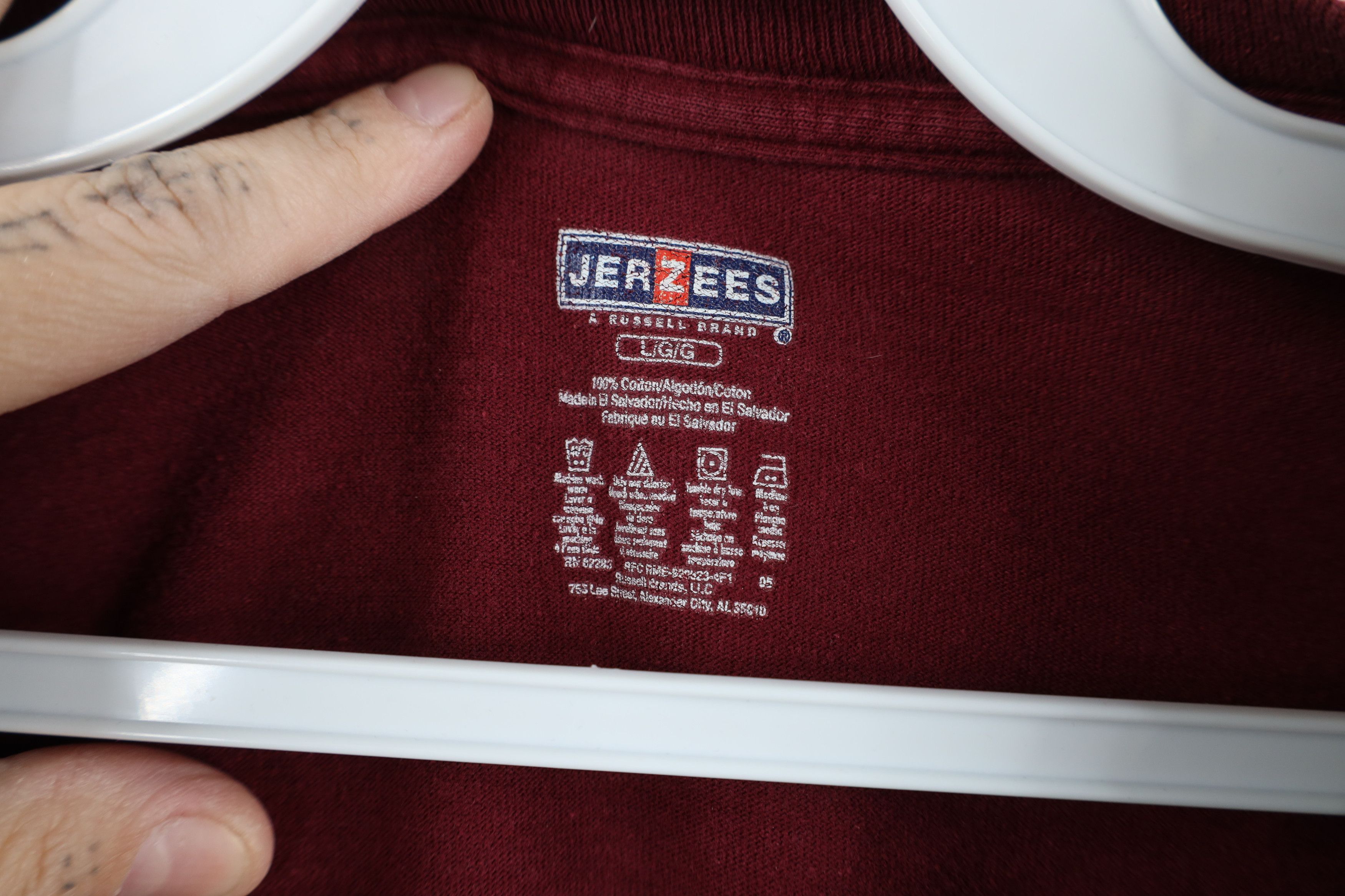 Vintage Vintage Y2K Streetwear Long Sleeve T-Shirt Red Cotton Size US L / EU 52-54 / 3 - 6 Thumbnail