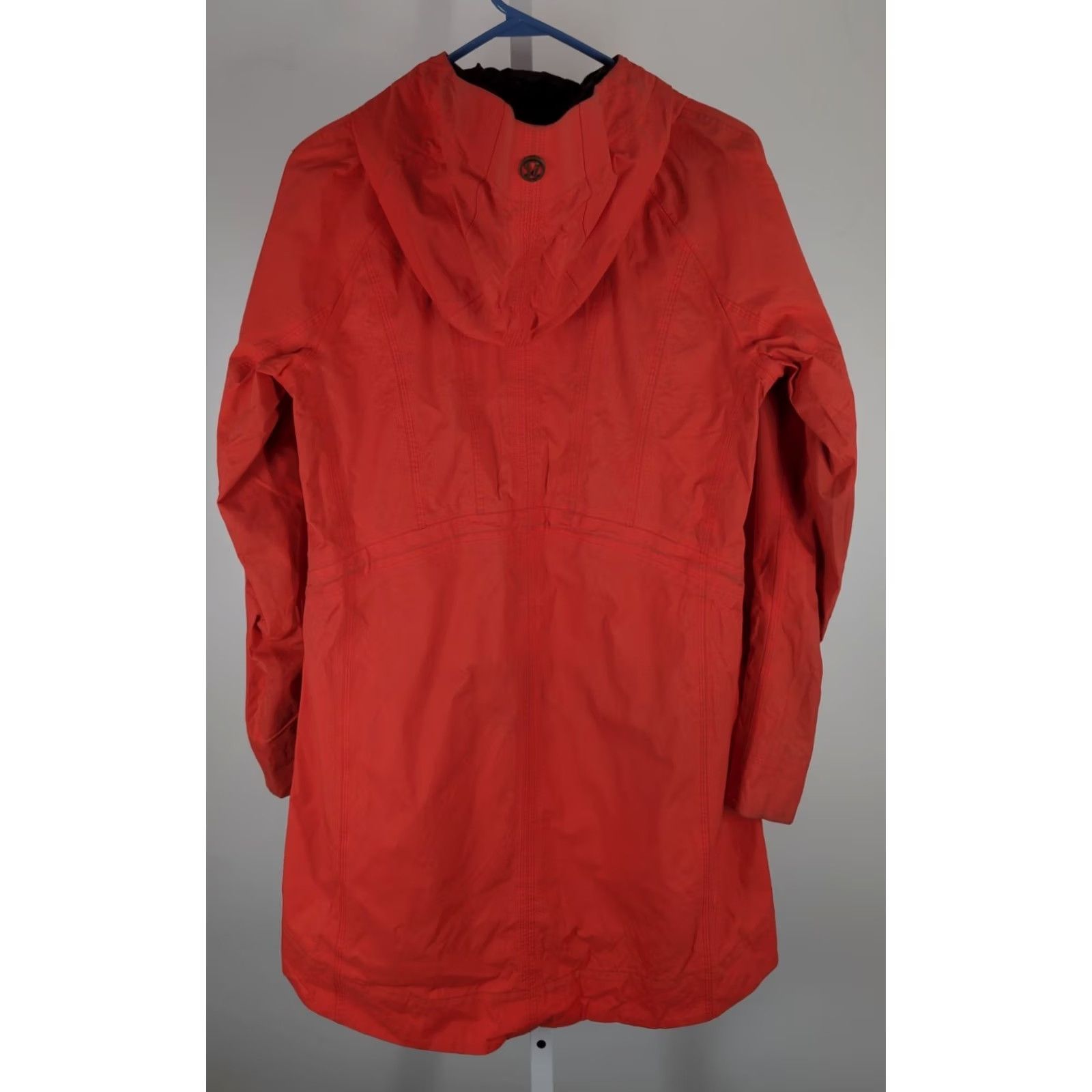 Lululemon Lululemon Rain Jacket Trench Coat Hooded Orange Zip Up Long Parka Women Size 8 XS? Size M / US 6-8 / IT 42-44 - 2 Thumbnail