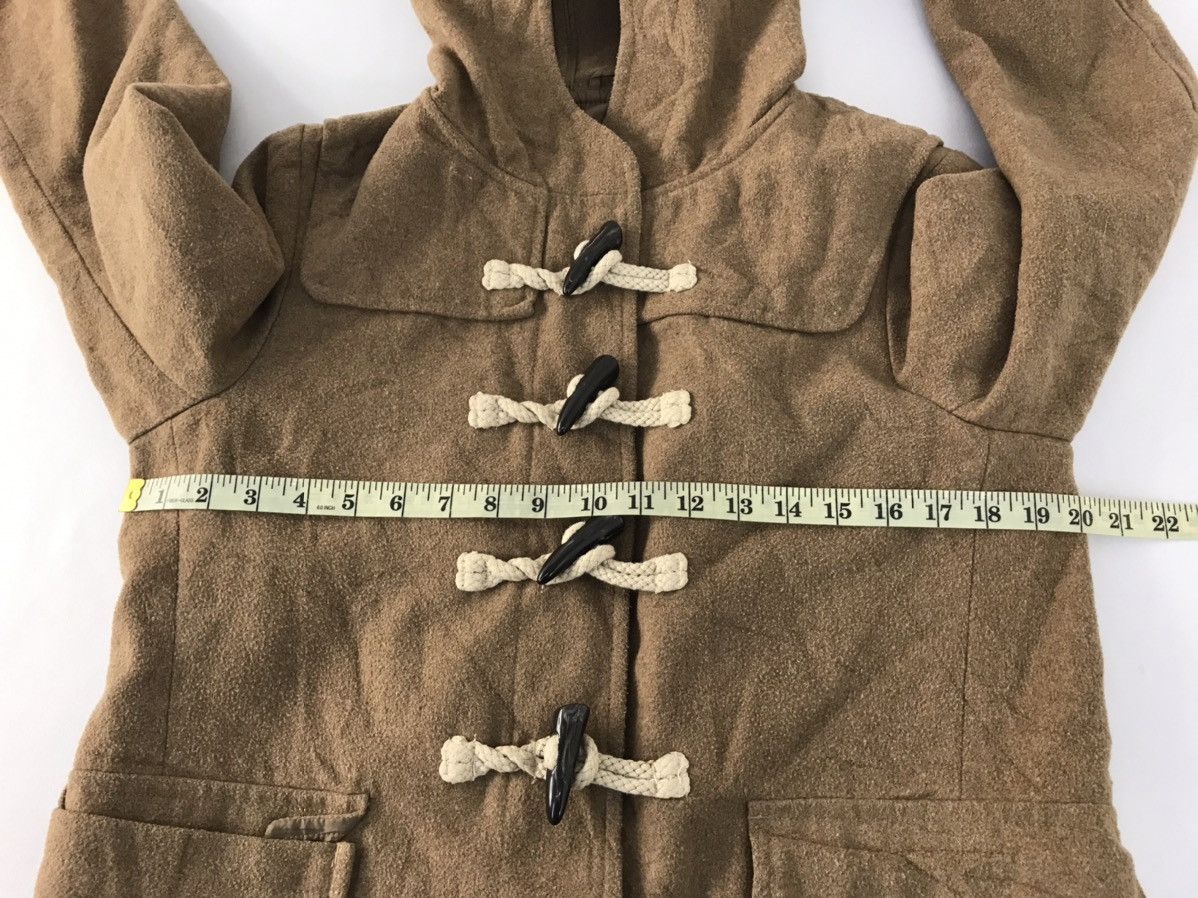 Designer × Vintage 90s Japanese Brand Duffel Hooded Jacket Double Pocket Size L / US 10 / IT 46 - 8 Thumbnail