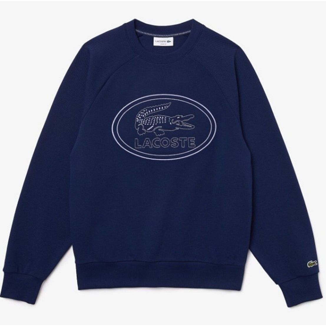 Lacoste Lacoste Men's Long Sleeve Large Embroidered Sweatshirt 3XL Size US XXL / EU 58 / 5 - 2 Thumbnail