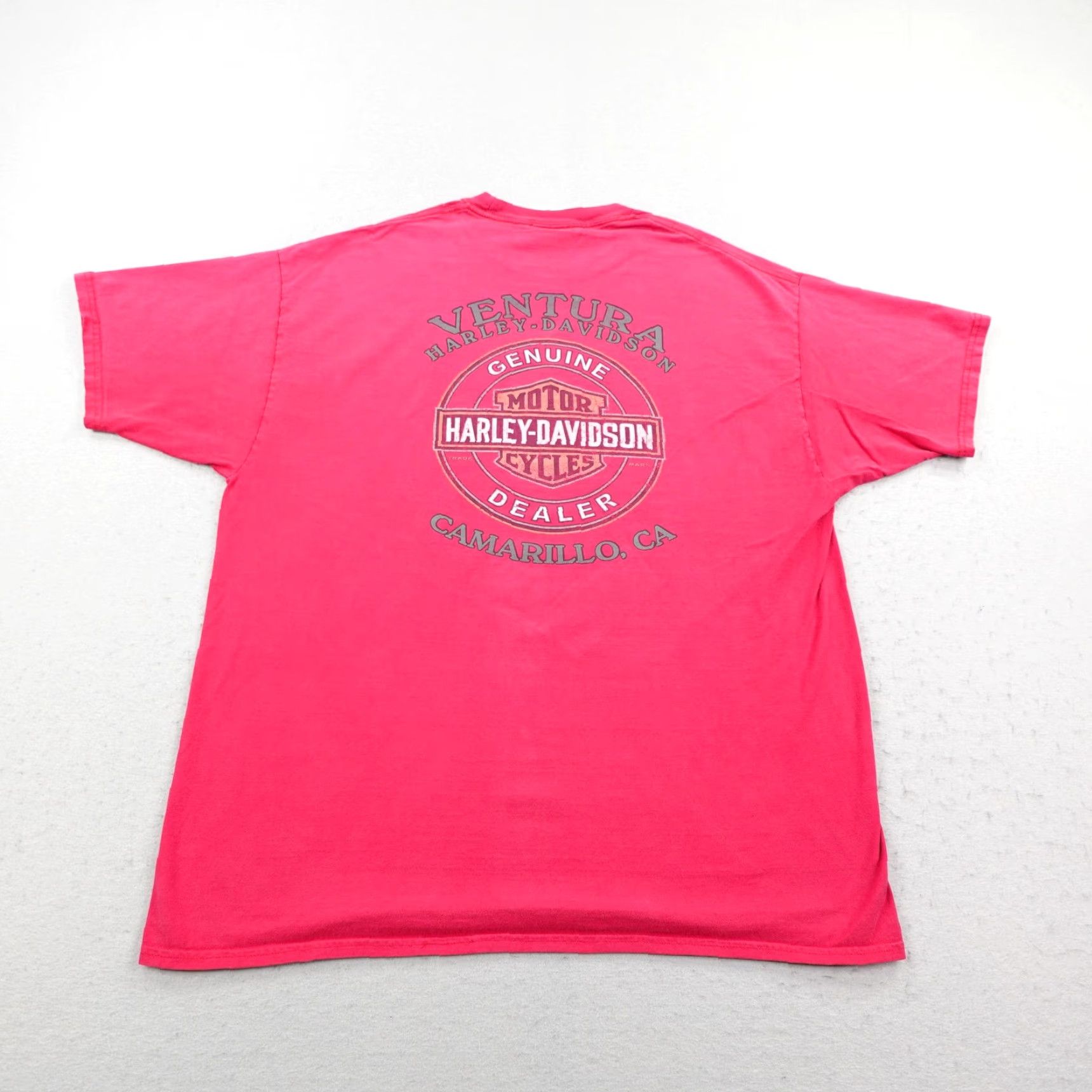 Harley Davidson Harley Davidson Shirt Mens 2XL Red Legendary Biker Tee Camarillo CA Motorcycles Size US XXL / EU 58 / 5 - 6 Thumbnail