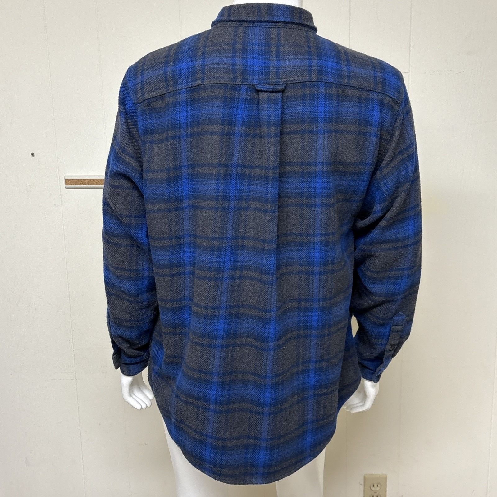 Orvis Orvis Shirt Jacket Mens 2XL Blue Gray Plaid Flannel Heavy Sh Size US XXL / EU 58 / 5 - 3 Thumbnail