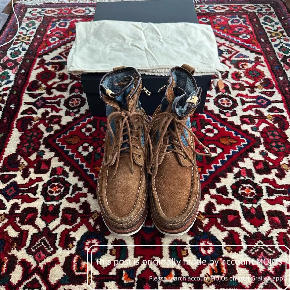 Visvim Sz 8 Visvim Grizzly Boots Folk Joint Denim mojos1347 Size US 8 / EU 41 - 2 Thumbnail