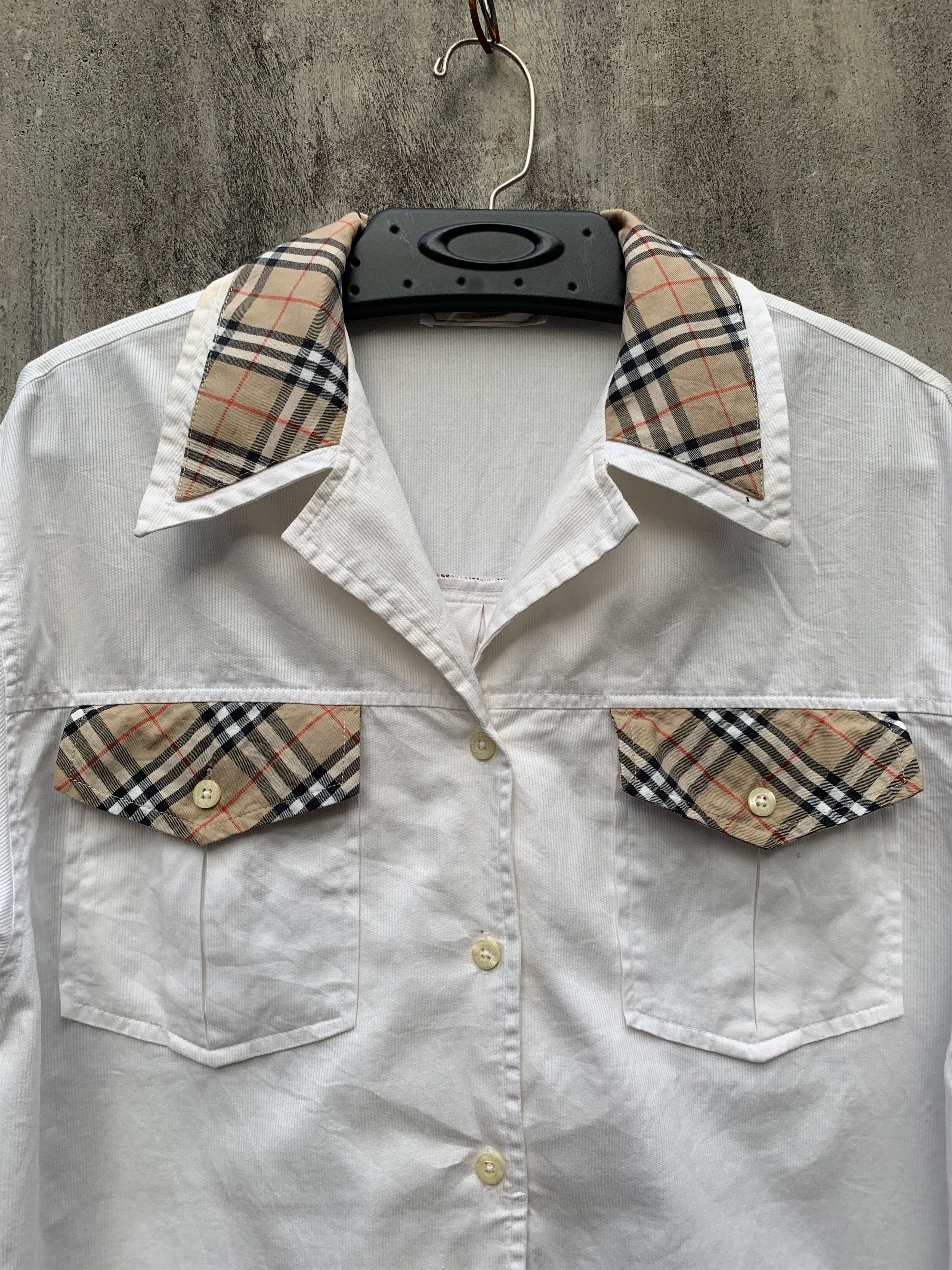 Burberry Vintage Burberrys of London Shirt Size L / US 10 / IT 46 - 2 Thumbnail