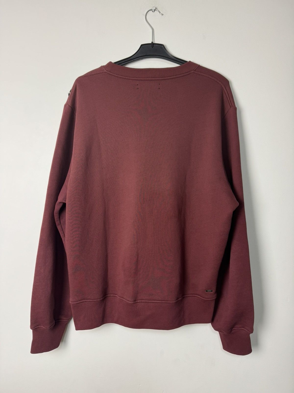 Amiri Amiri Sweatshirt Crewneck Maroon Burgundy Luxury Designer Size US L / EU 52-54 / 3 - 15 Thumbnail