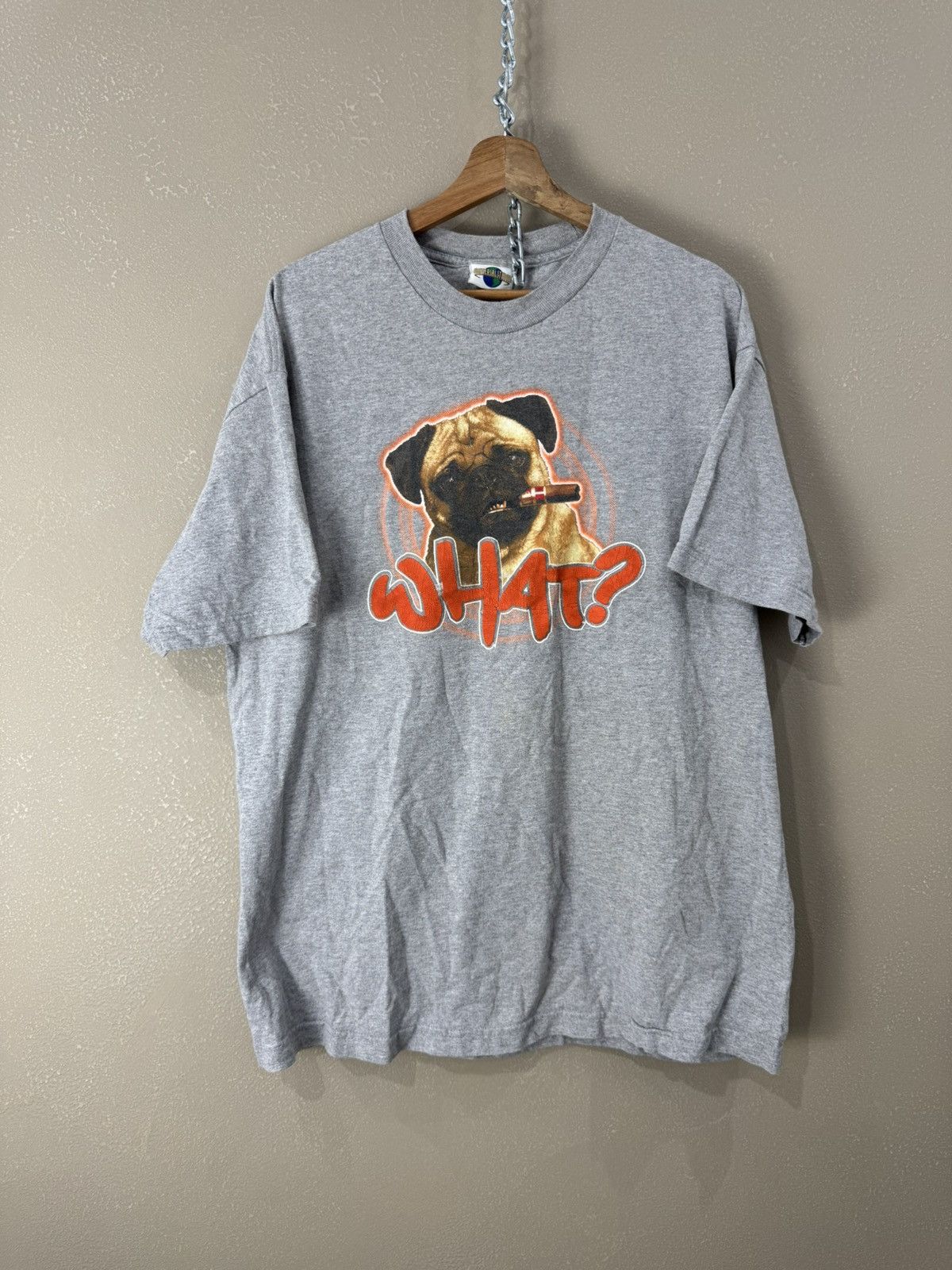 Universal Studios Vintage 90s man in blacm movie dog tshirt tee animal Size US XL / EU 56 / 4 - 1 Thumbnail